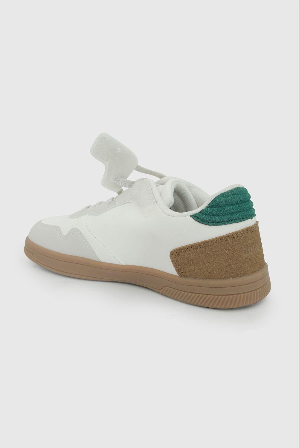 Zapatilla capellada urbana niño blanco 28-38-5