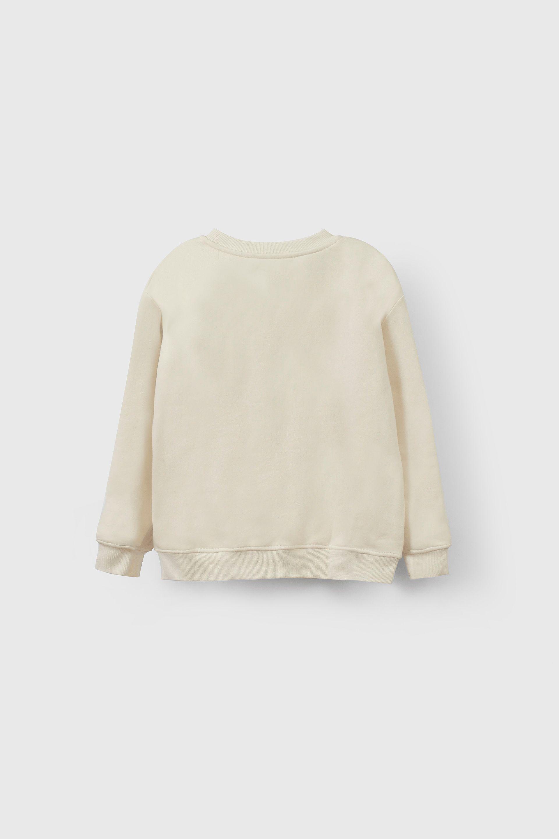 Polerón Beige Dinosaurio-1