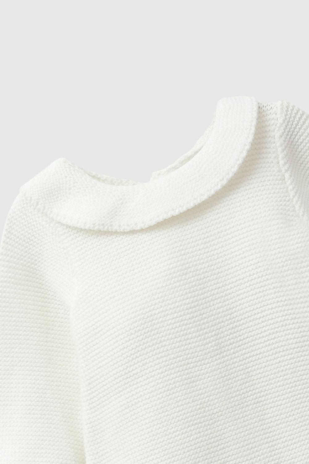 Body Tejido Blanco Niña Rn a 6-9M Colloky-2