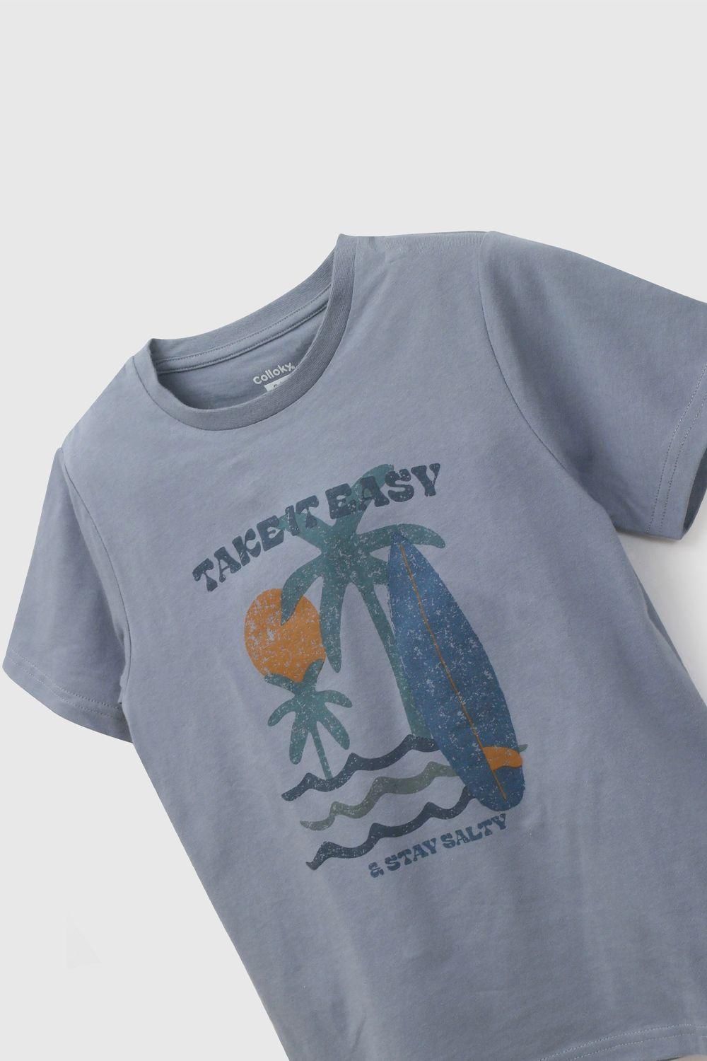 Pijama Azul Niño 7586 Colloky-3