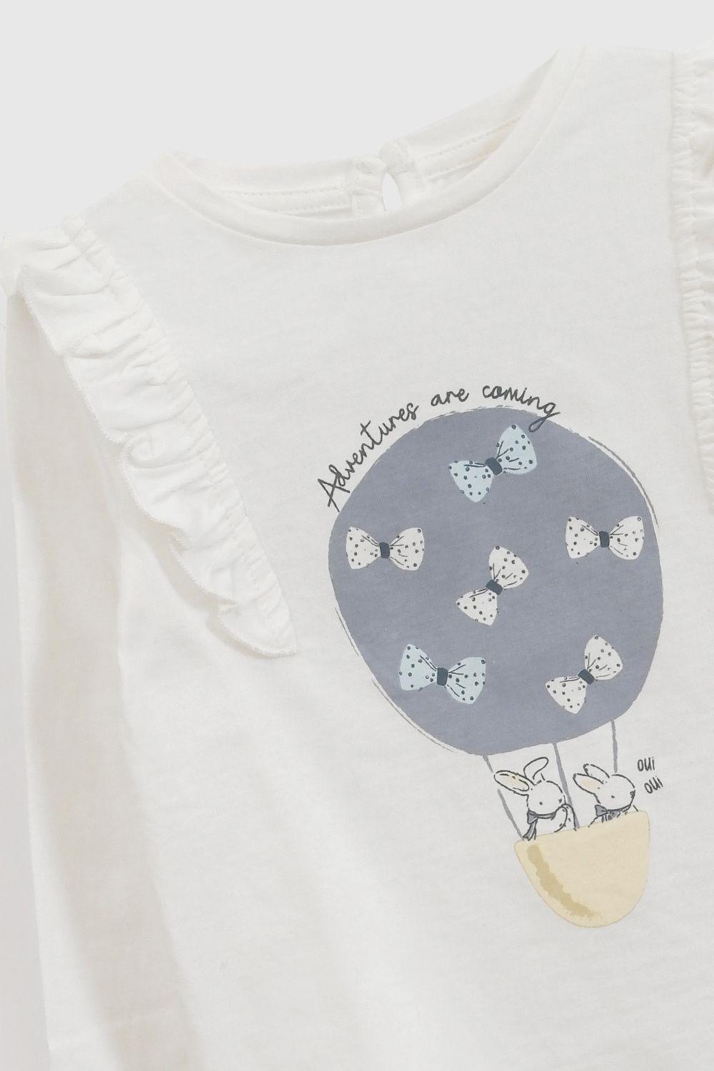 Polera Niña Blanco 8229 Colloky-2