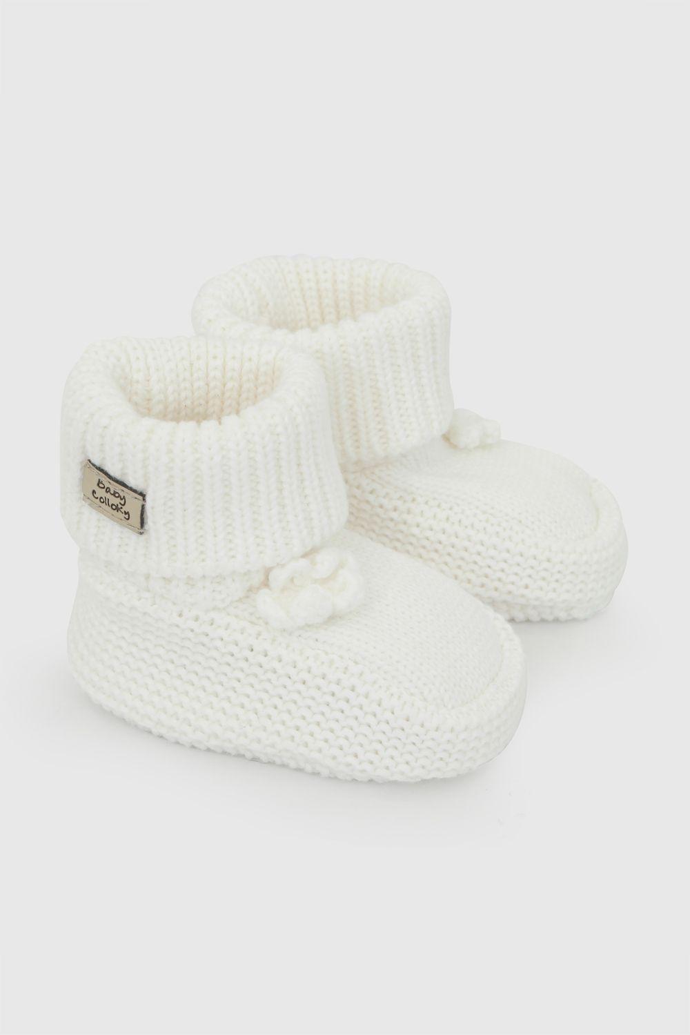 Zapato tejido niña blanco 0/6m - 6/12m-0