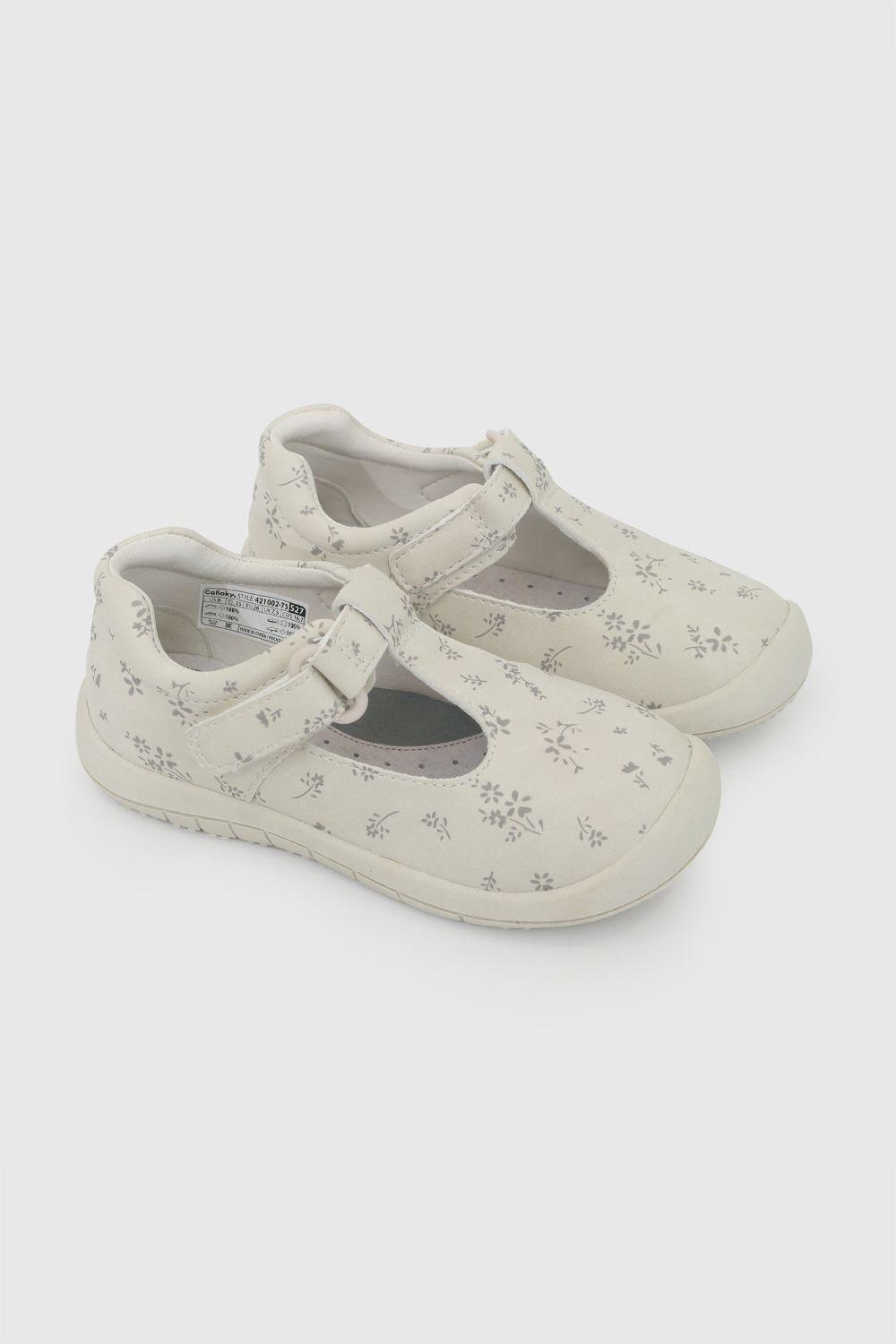 Zapato Estampado Beige Niña 21-27 Colloky-0