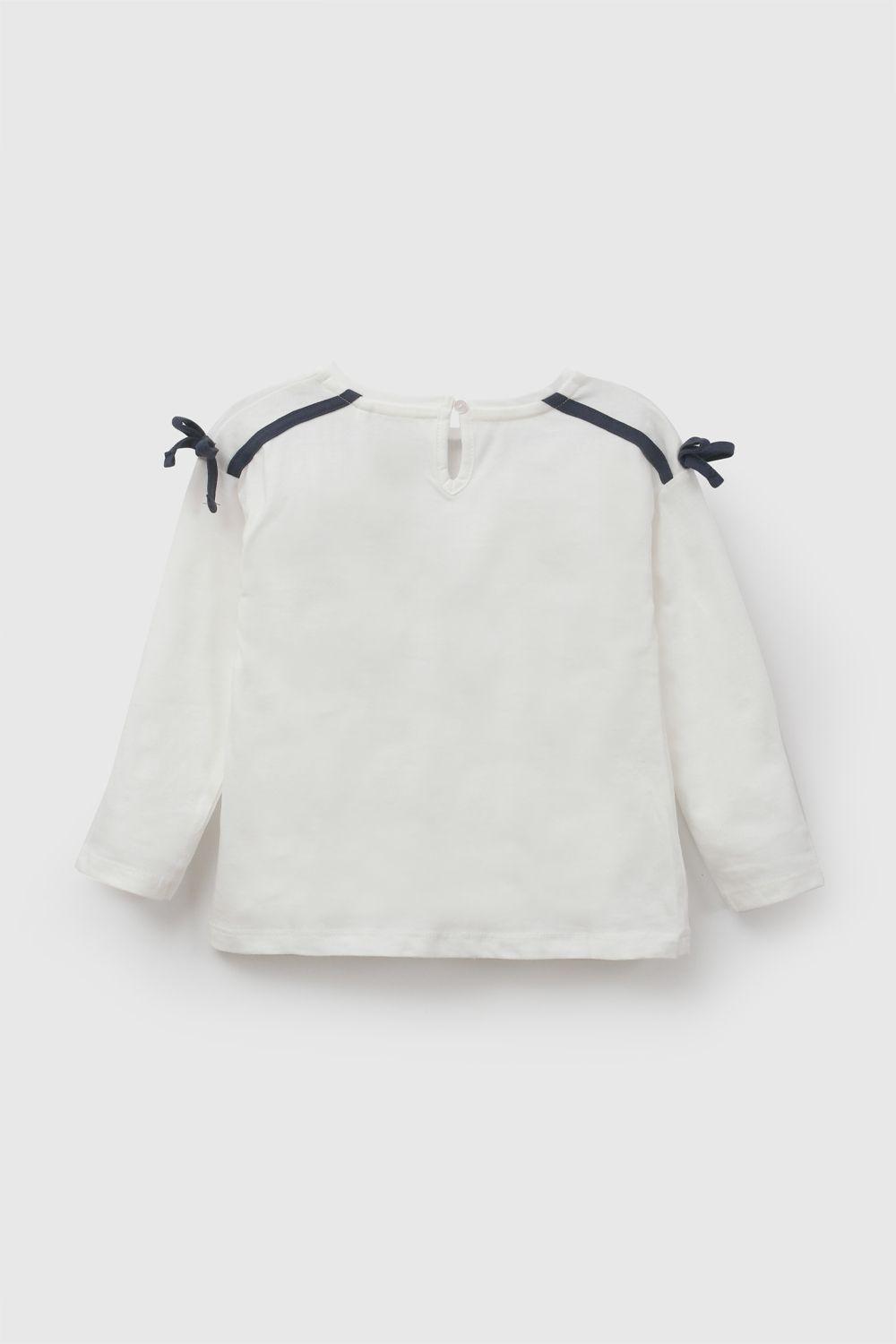 Polera Paris Blanco Niña 6-9M a 4-5A Colloky-1