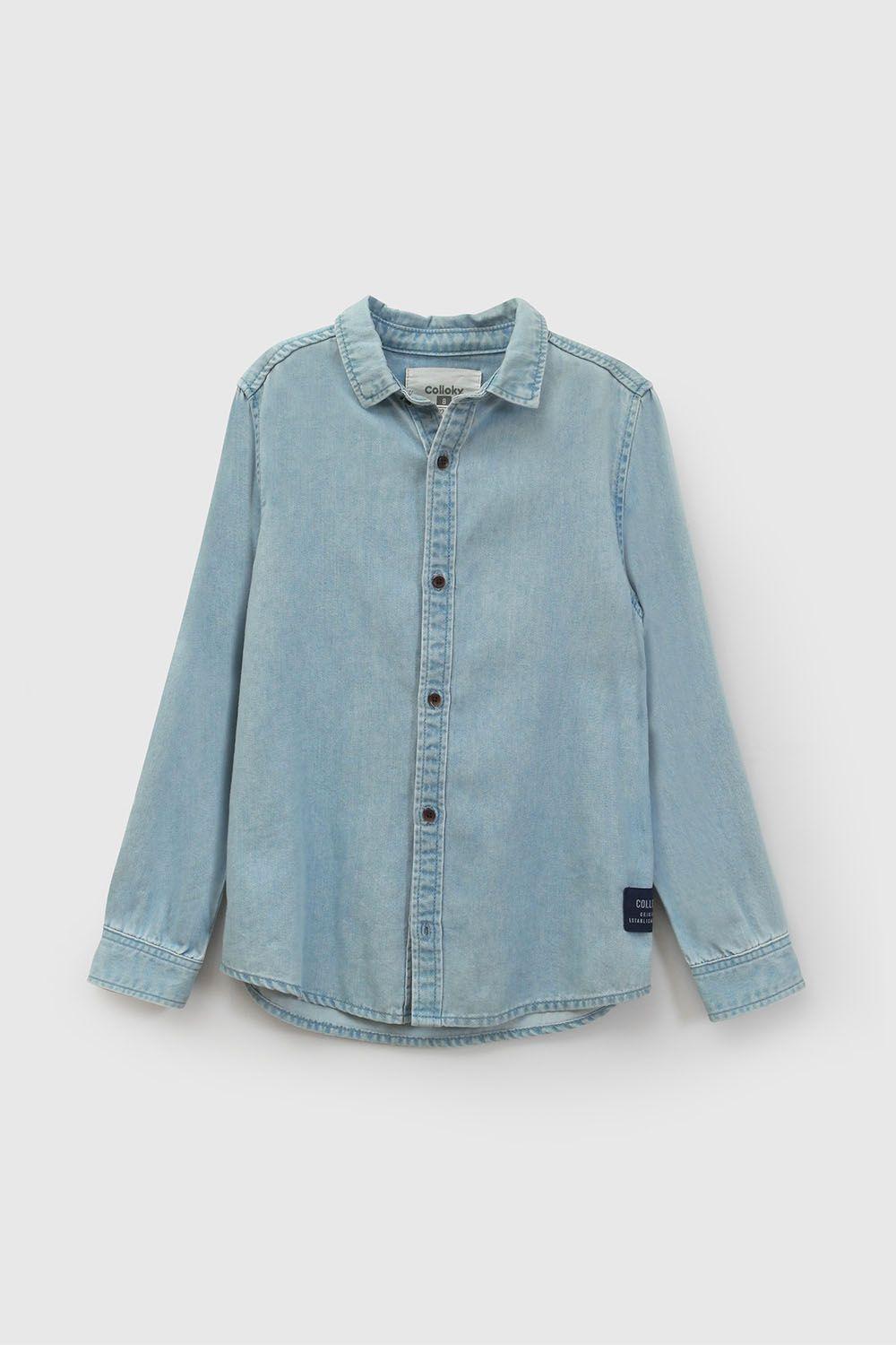 Camisa Niño Celeste 7696 Colloky-0