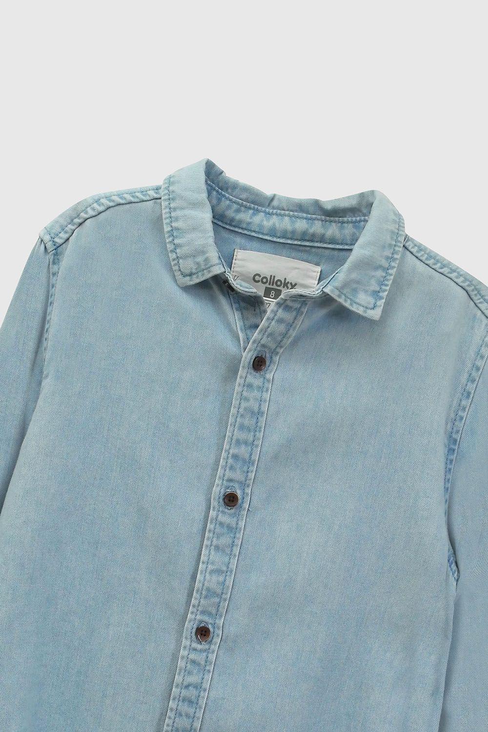 Camisa Niño Celeste 7696 Colloky-2