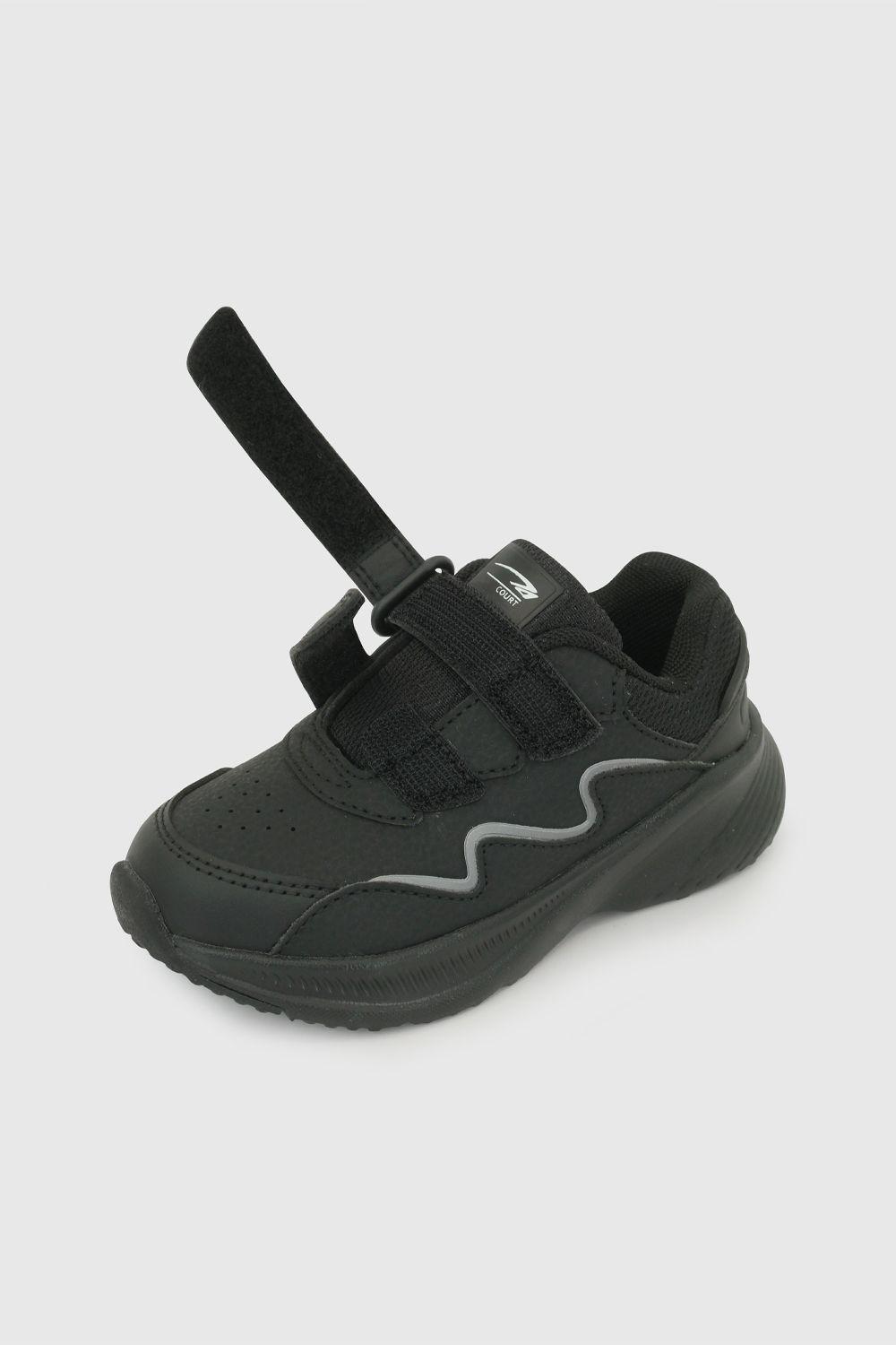 Zapatilla Negro Unisex niño 7402 Colloky-5