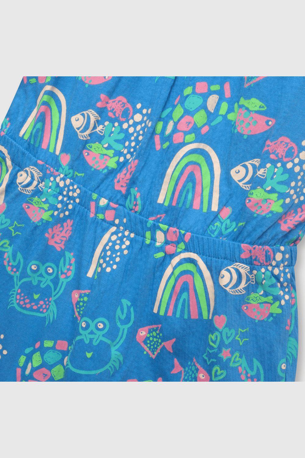 Entero de bebé niña liviano royal blue (3 a 36 meses)-2