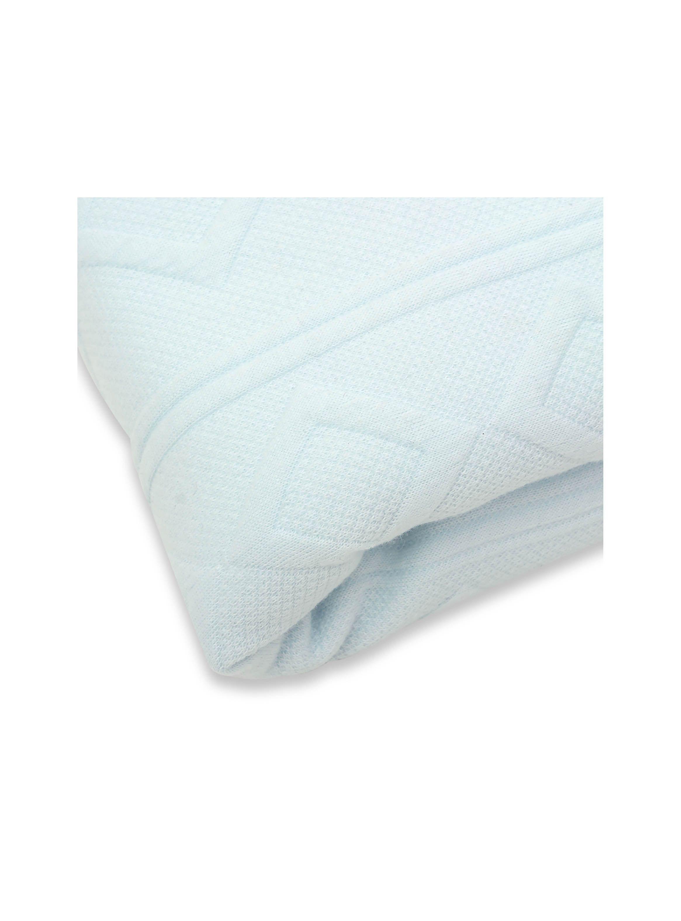 Manta Bebé Niño Franela Sherpa Celeste Tu Colloky-2