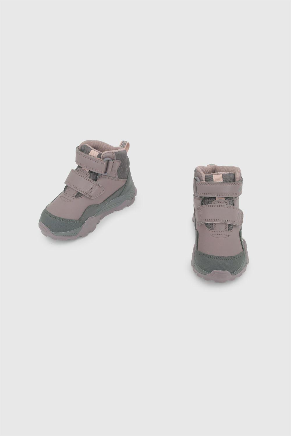 Botín outdoor waterproof niña morado 21-27-3