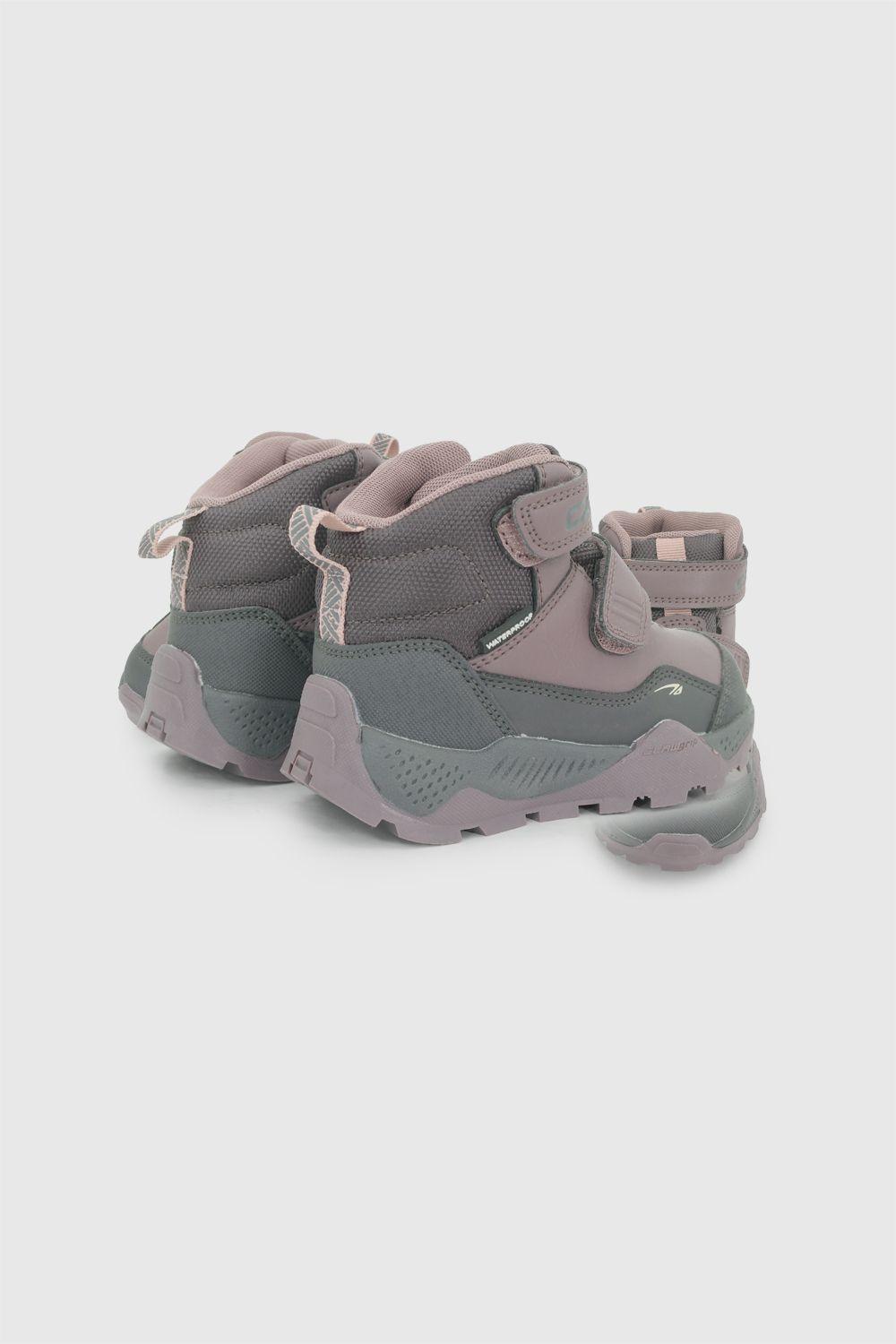 Botín outdoor waterproof niña morado 21-27-4