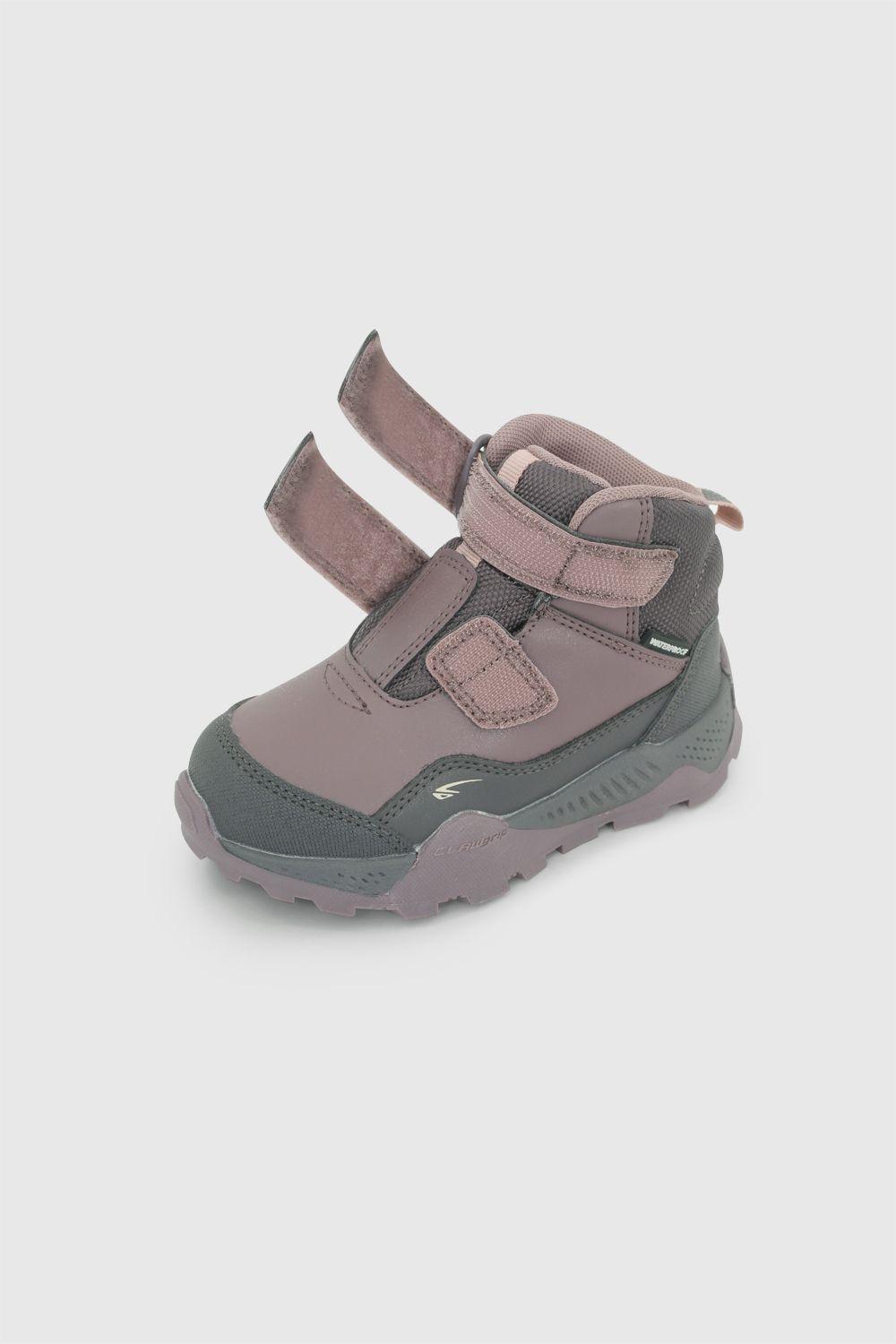 Botín outdoor waterproof niña morado 21-27-5