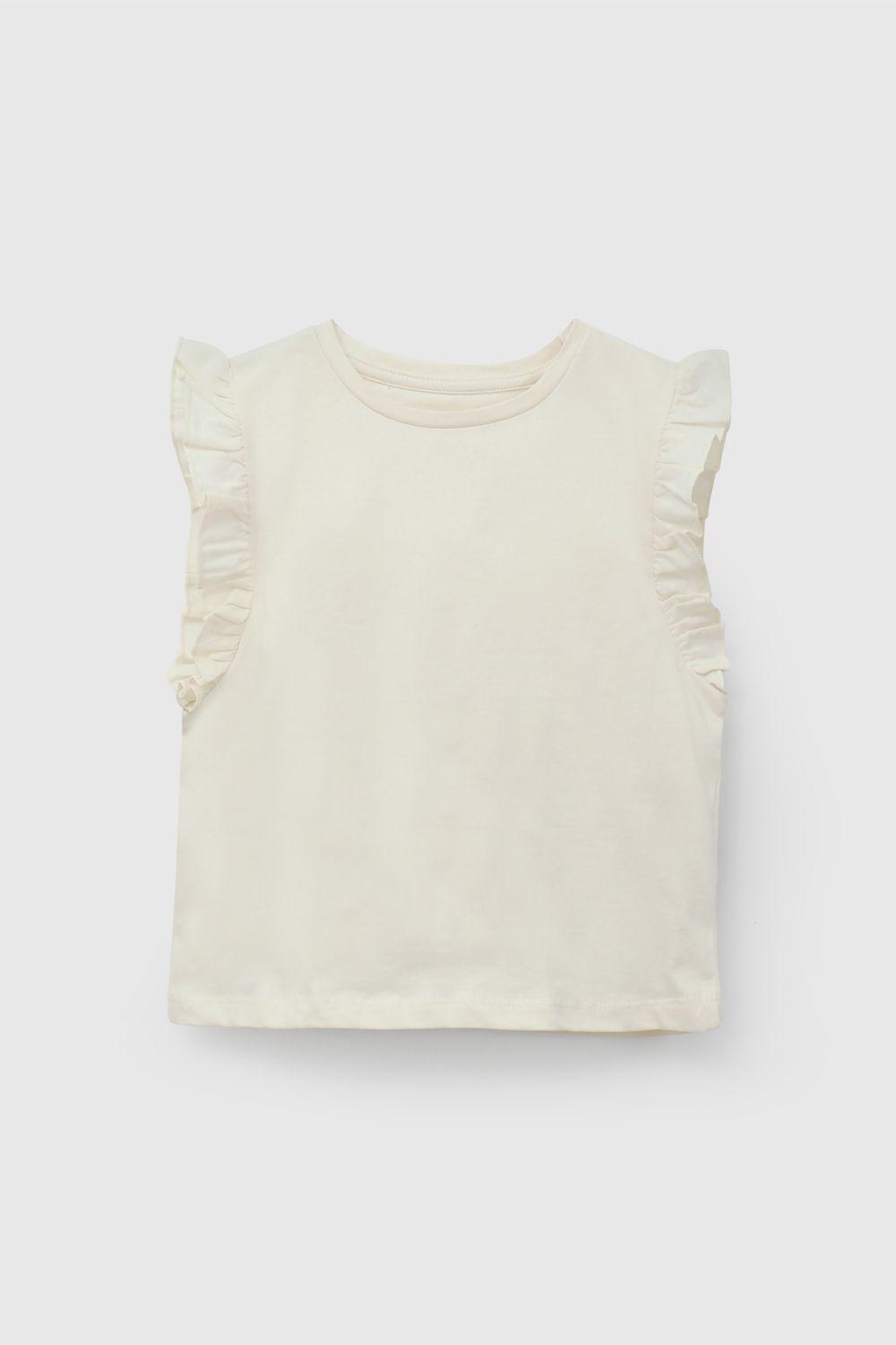 Polera Beige Básica Vuelo De Niña POJE2275V26-0