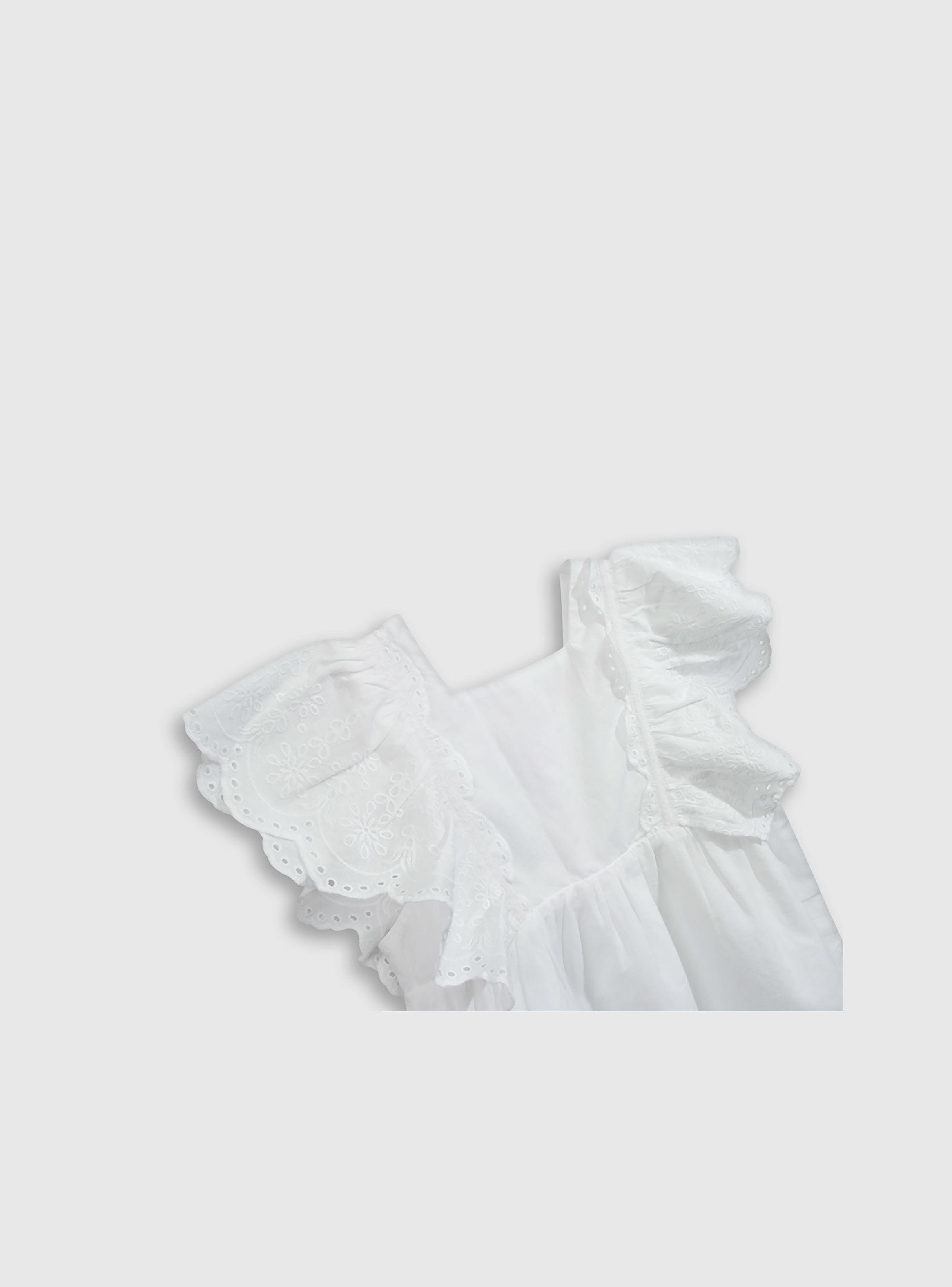 Vestido Niña Blanco 54895 Colloky-2