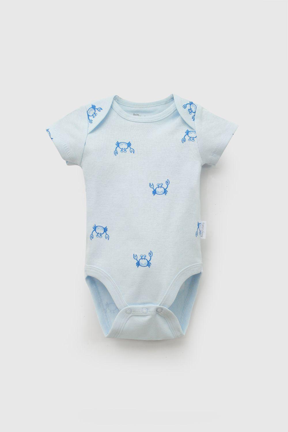 Set Body Cangrejos Rib Celeste Niño 0/3M a 11/2-2A Colloky-2