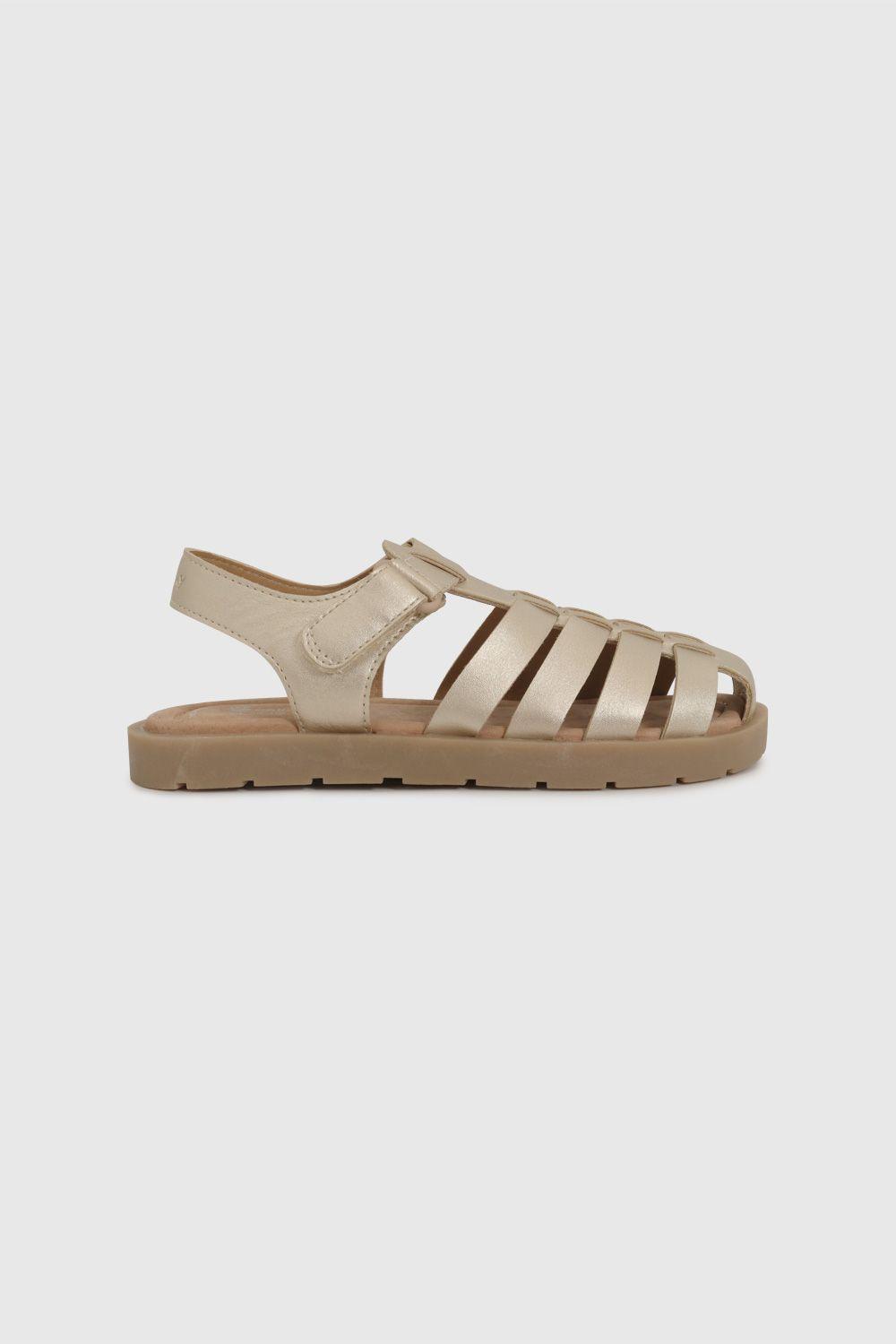 Sandalia Niña Dorado 57786 Colloky-1