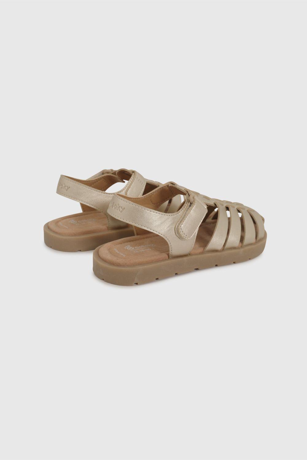 Sandalia Niña Dorado 57786 Colloky-4