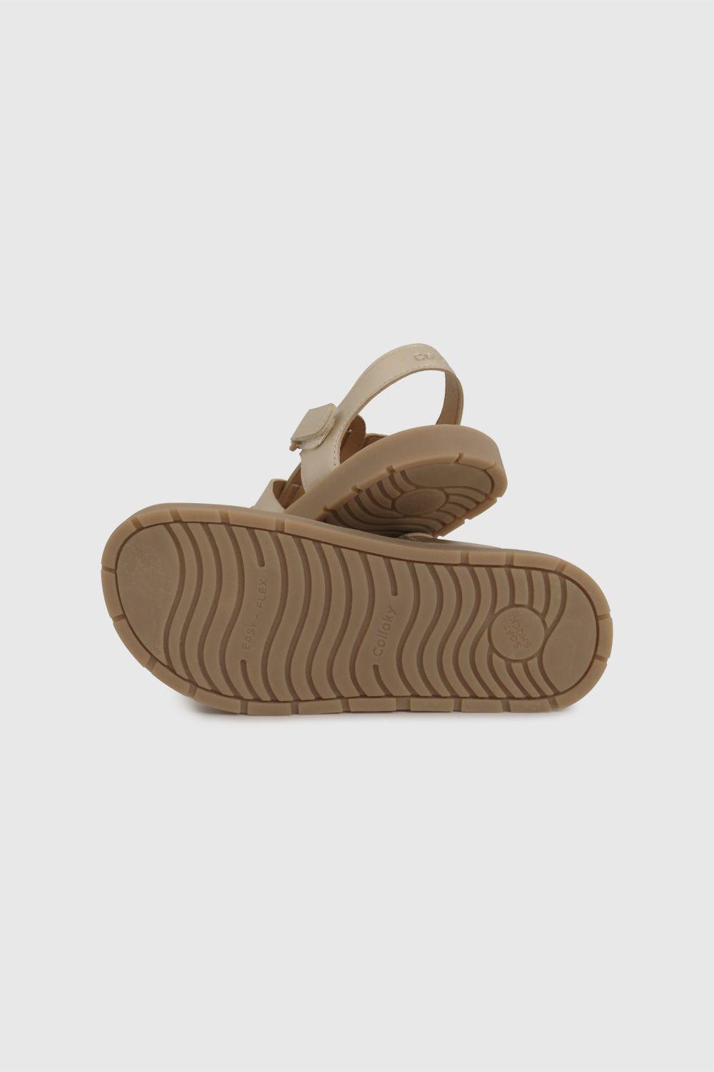 Sandalia Cangrejera Dorada 53120224V26-2