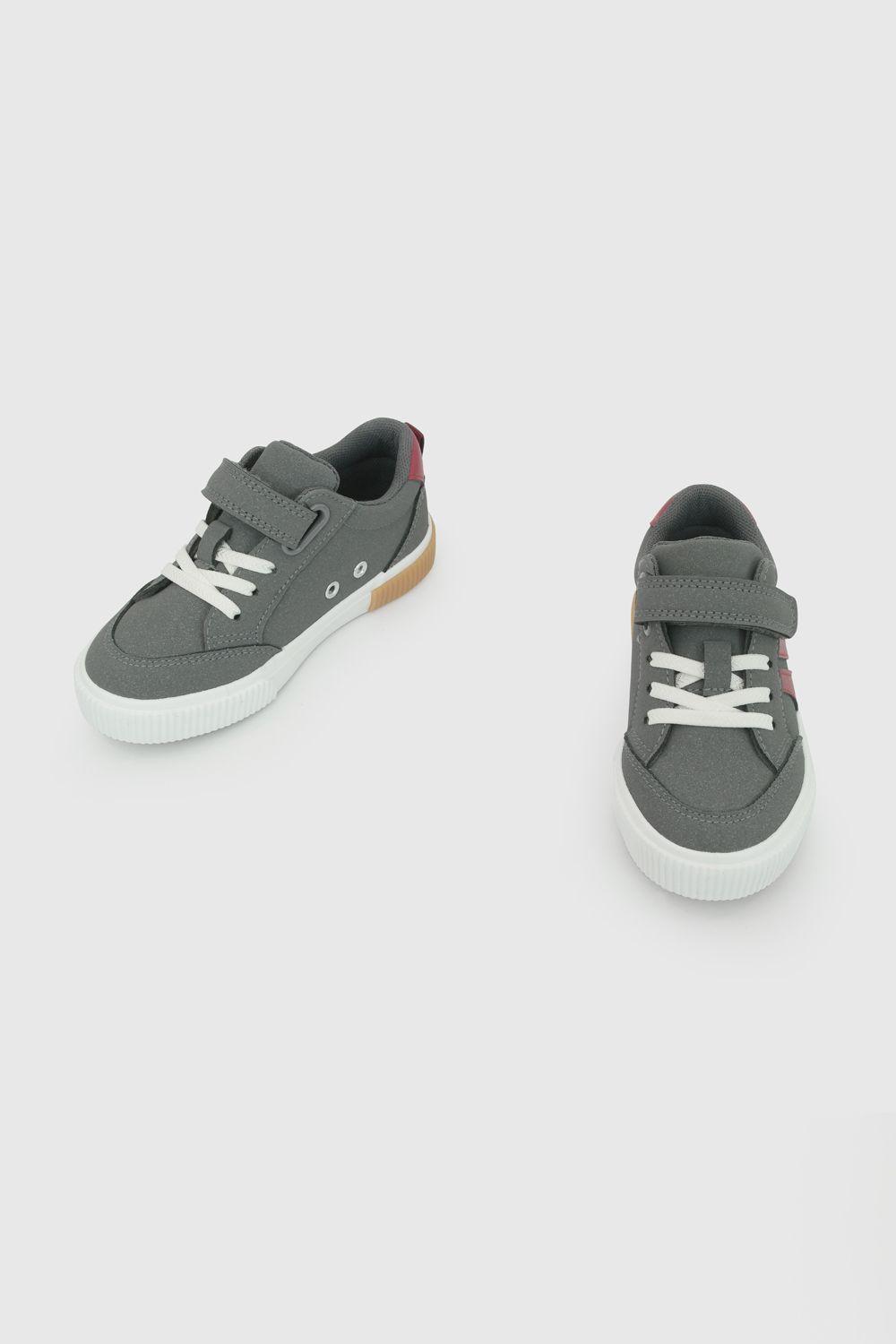 Zapatilla Urbana Gris Niño 21-27 Colloky-3