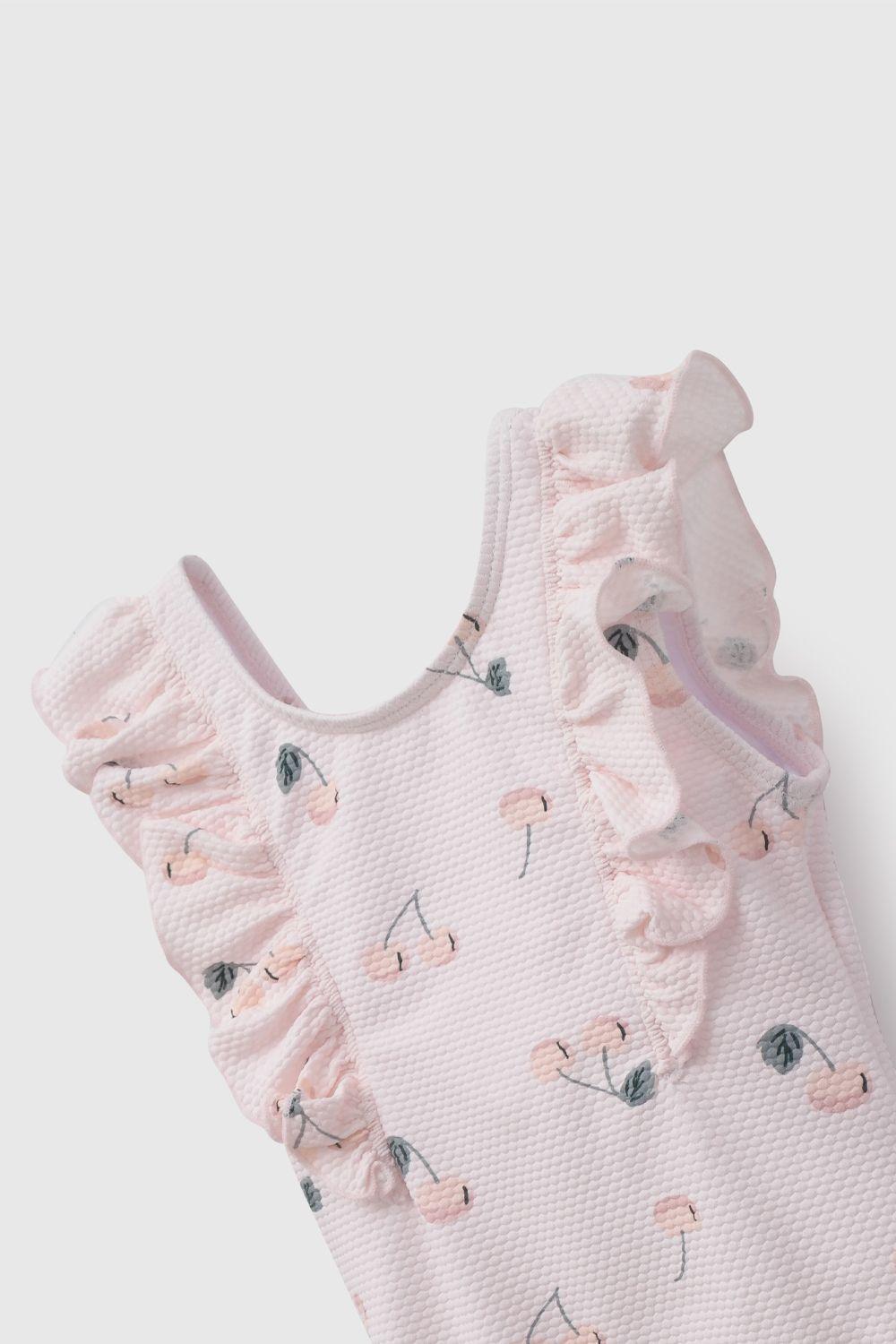 Traje De Baño UV Rosado Cerezas De Niña TBLY1031V26-2