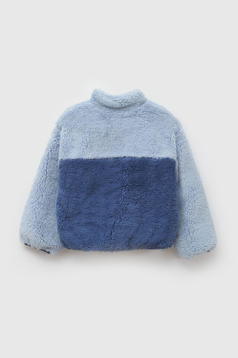 Polar chiporro con cierre niño azul marino 6/9M a 4/5A-2