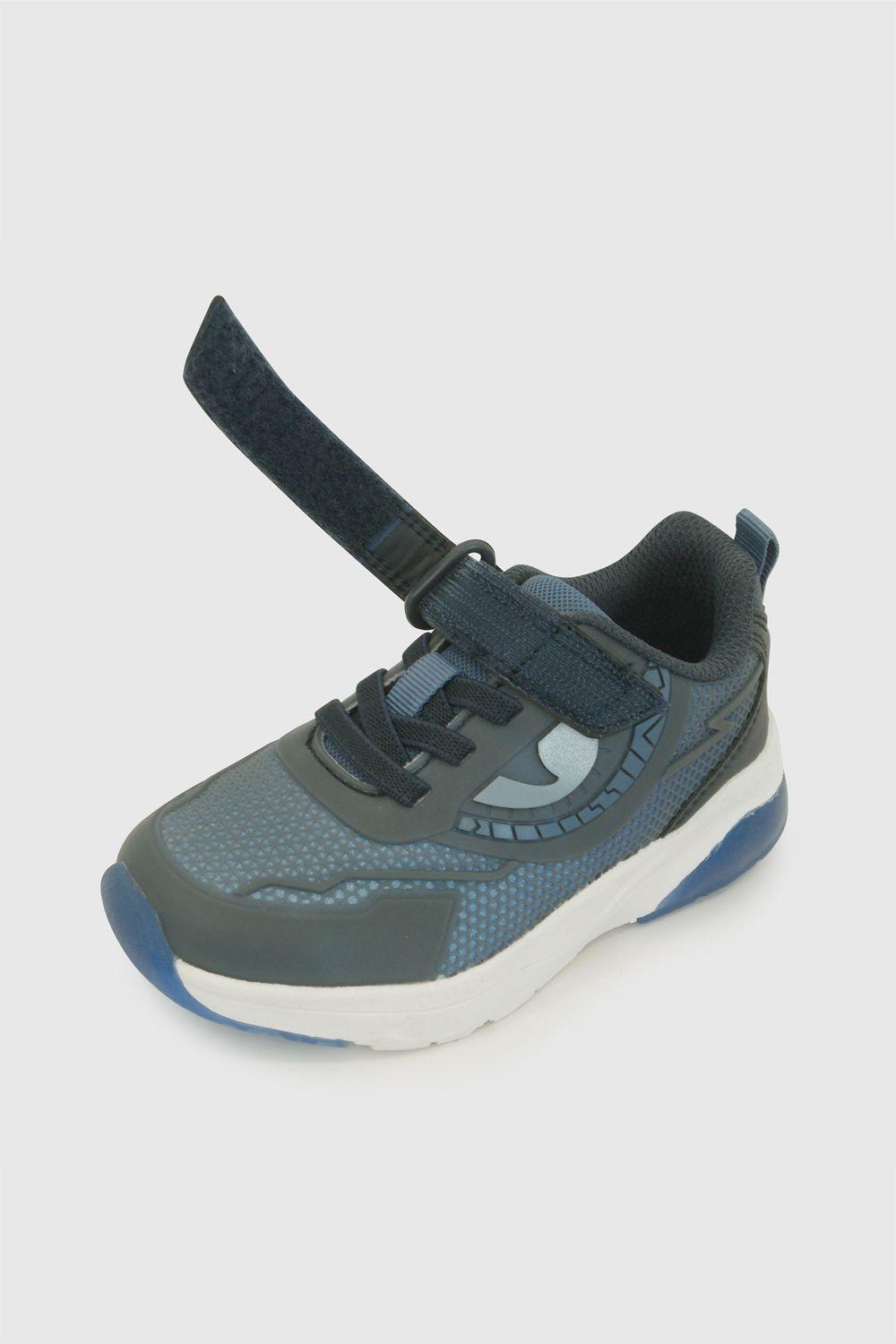 Zapatilla con luces niño caminante azul 21-27-5