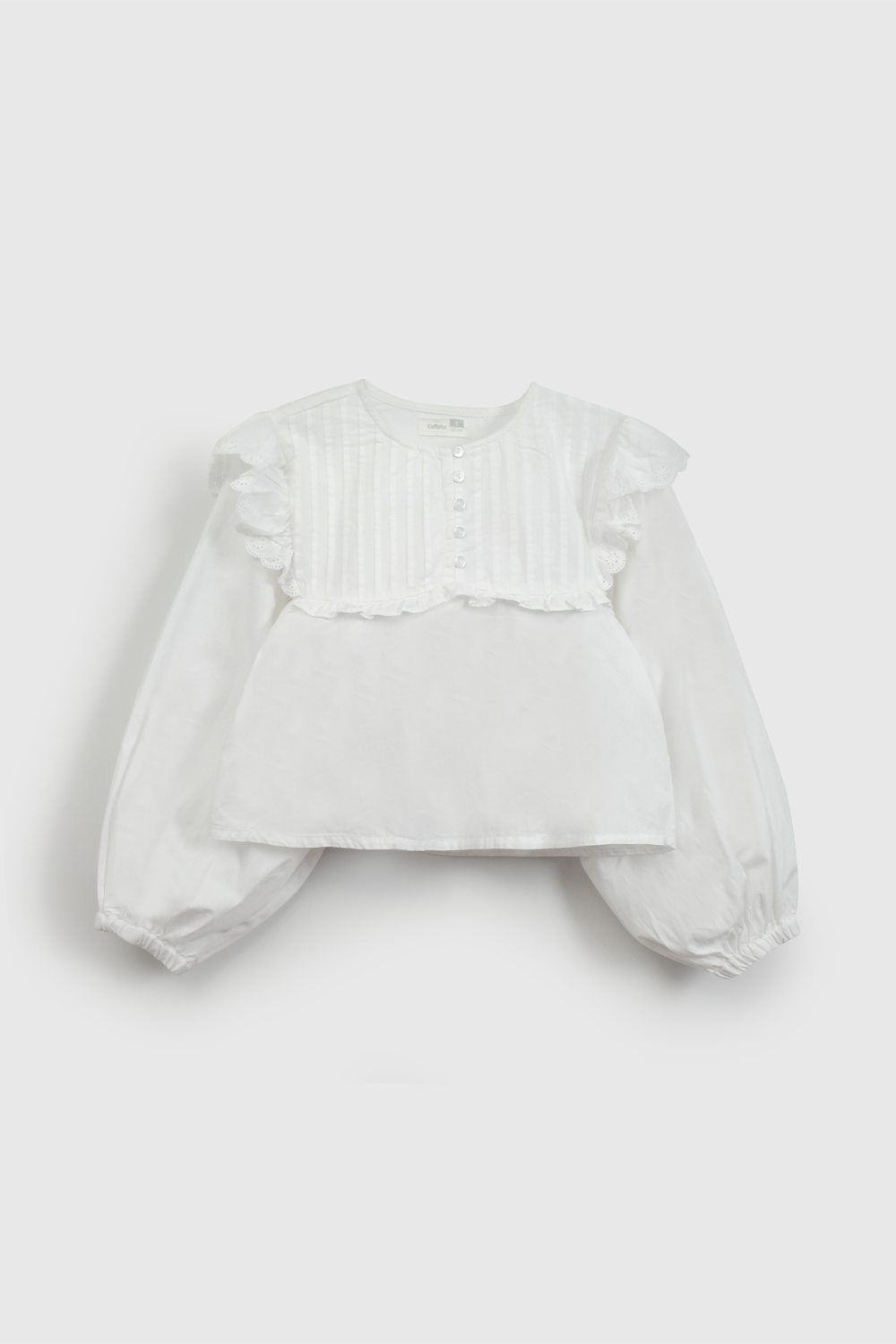 Blusa Niña Blanco 57224 Colloky-0