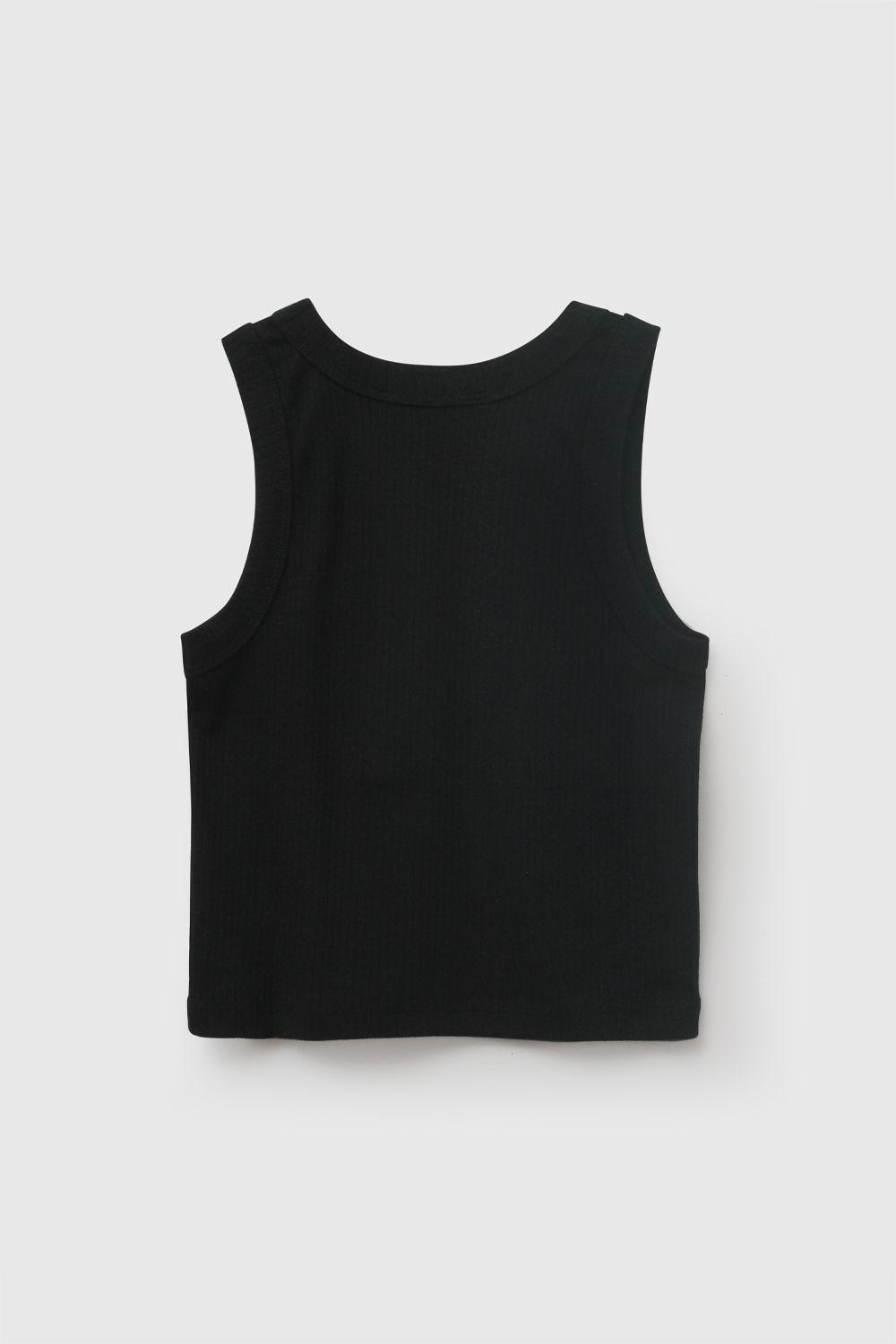 Polera Rib Negro Niña 3-4A a 12-13A Colloky-2
