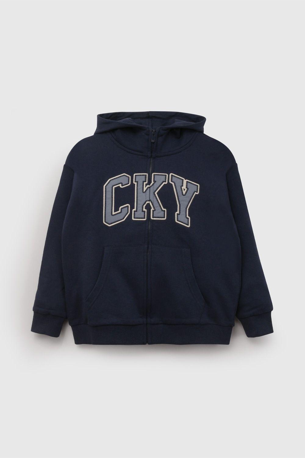 Polerón Azul Cky De Niño PLPO1757V26-0