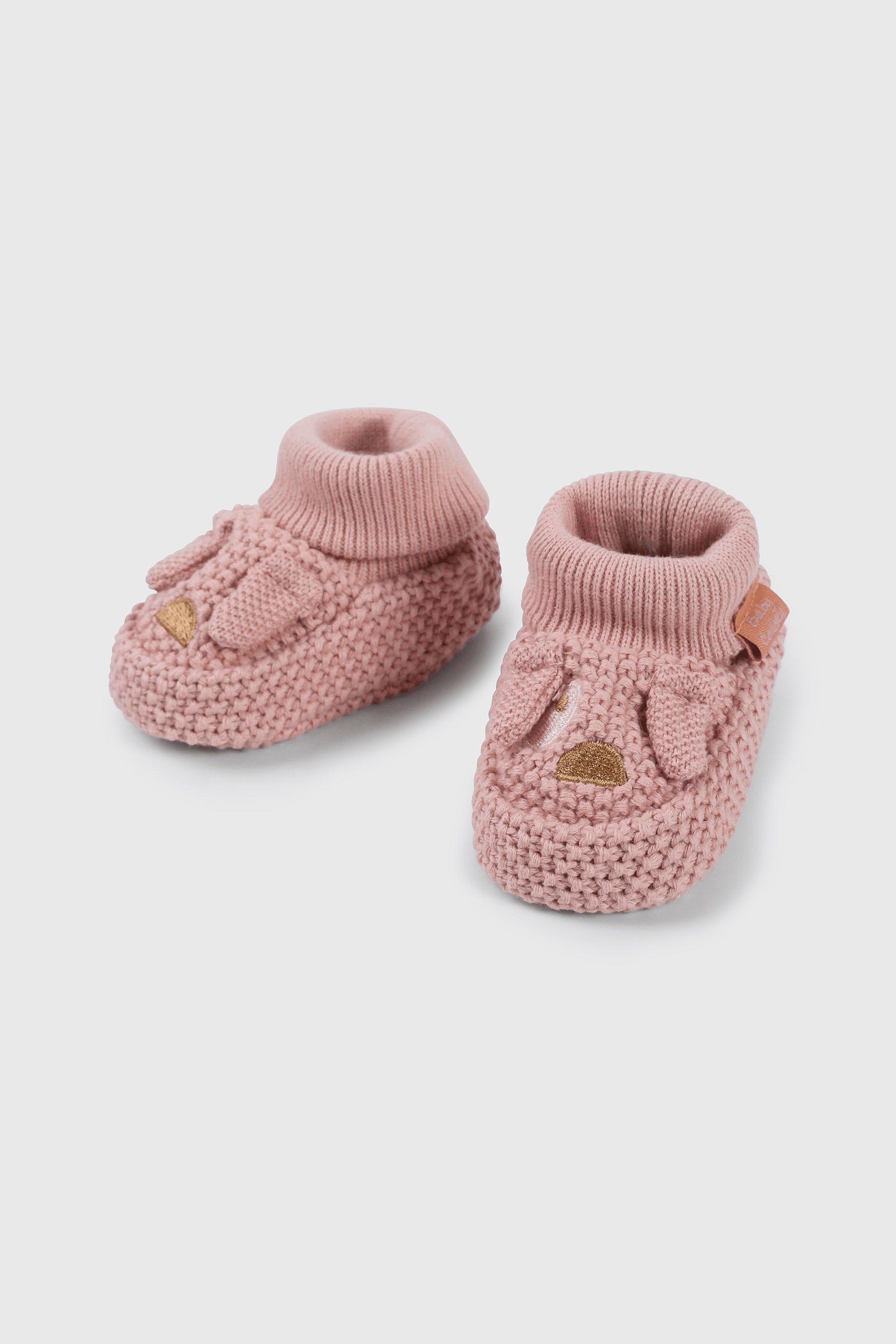 Pantuflas rosadas para bebés, comodidad y ternura-3