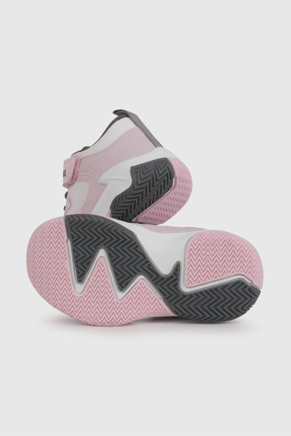 Zapatilla Deportiva Blanca Caña Alta 48760310V26-2