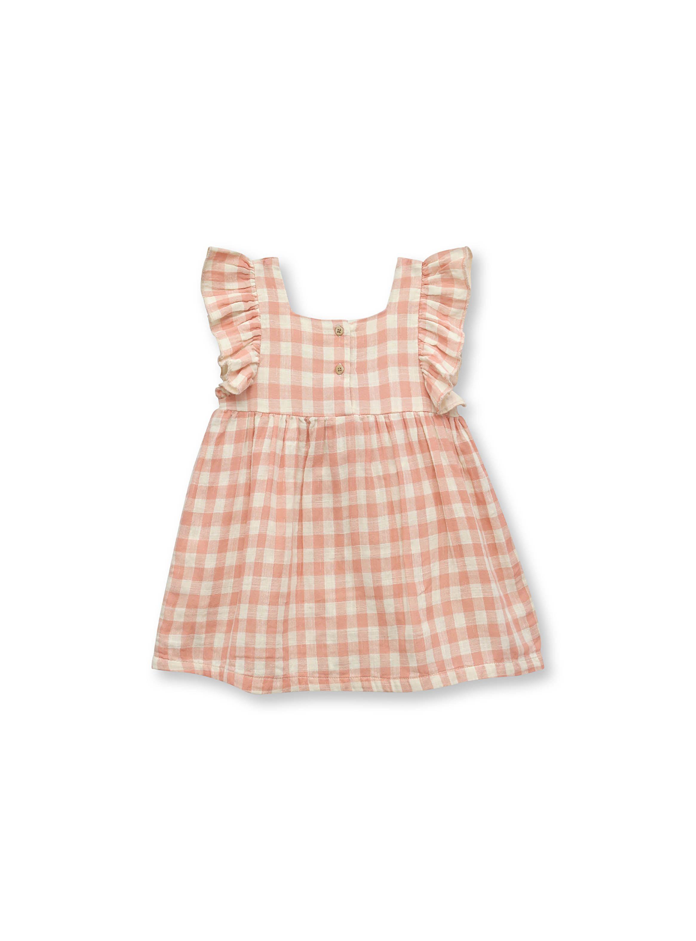 Vestido Niña Rosado Oscuro (3 A 36 Meses) Colloky-1