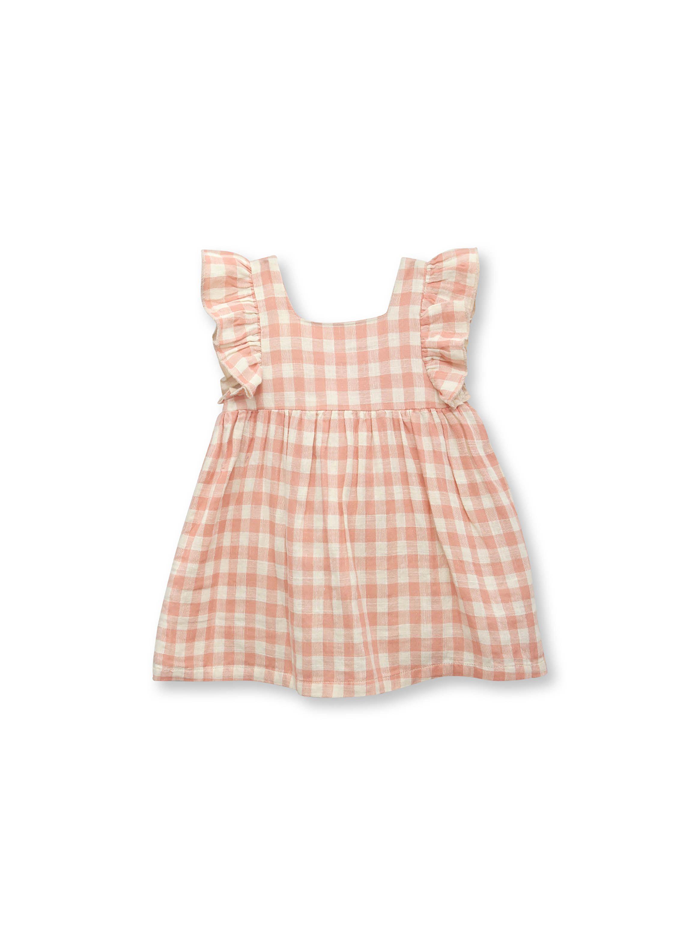 Vestido Niña Rosado Oscuro (3 A 36 Meses) Colloky-0
