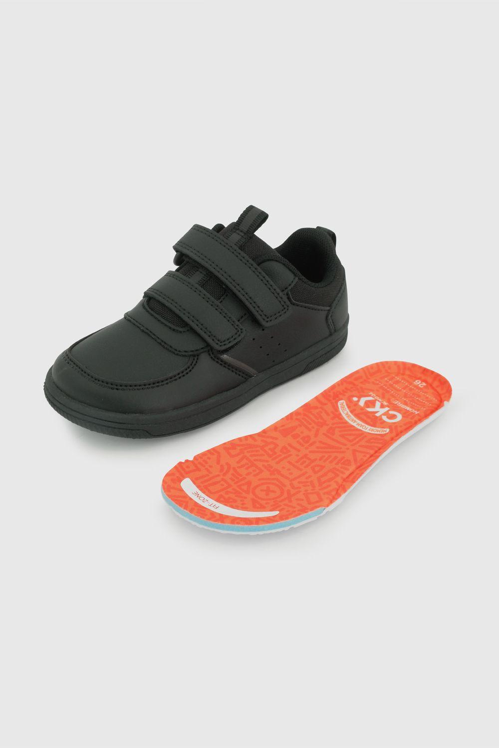 Zapatilla Escolar Negra 7282 Colloky-6