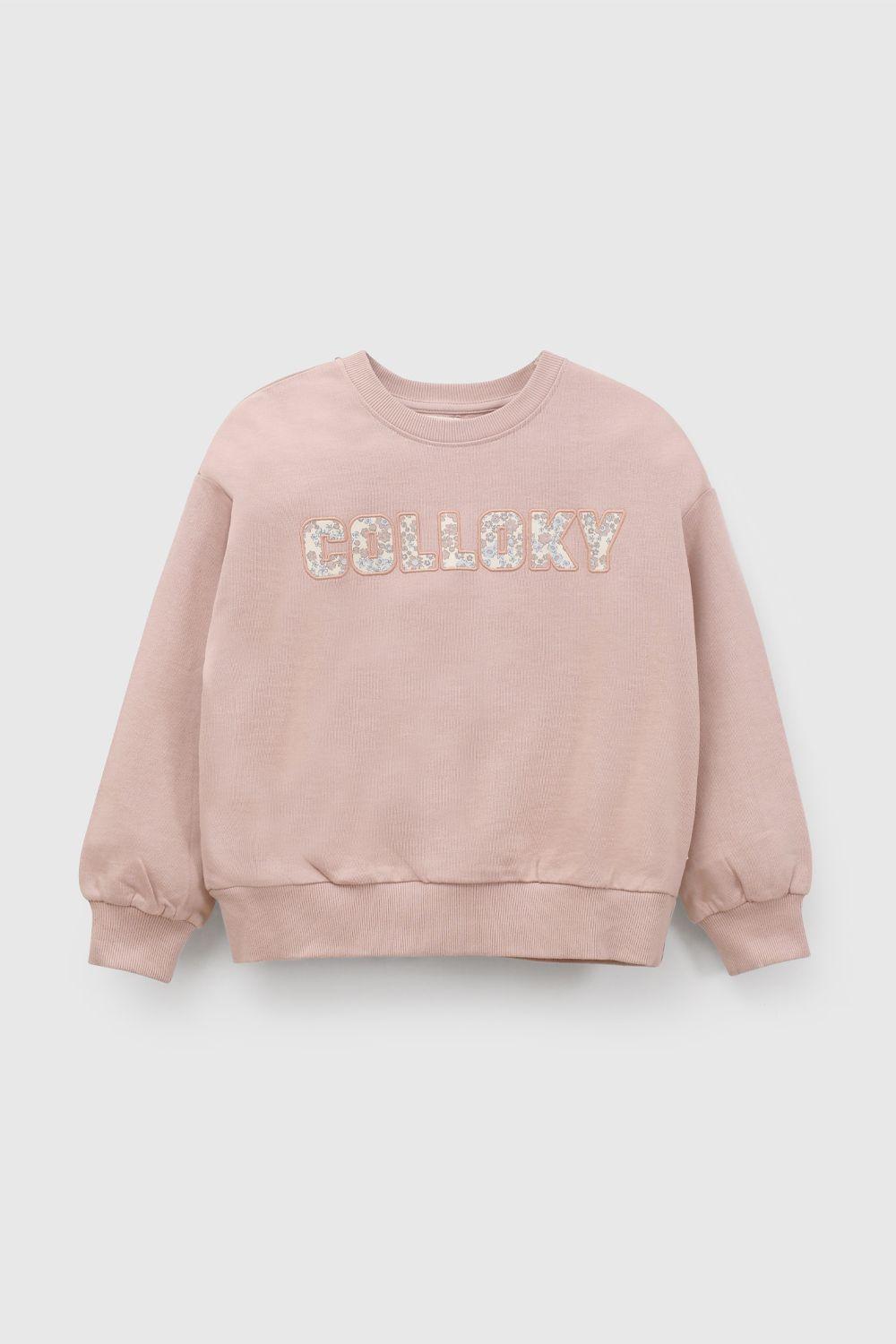 Polerón Rosa Niña 7406 Colloky-0