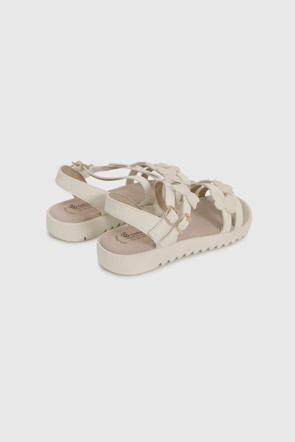 Sandalia Niña Blanco 58047 Colloky-4