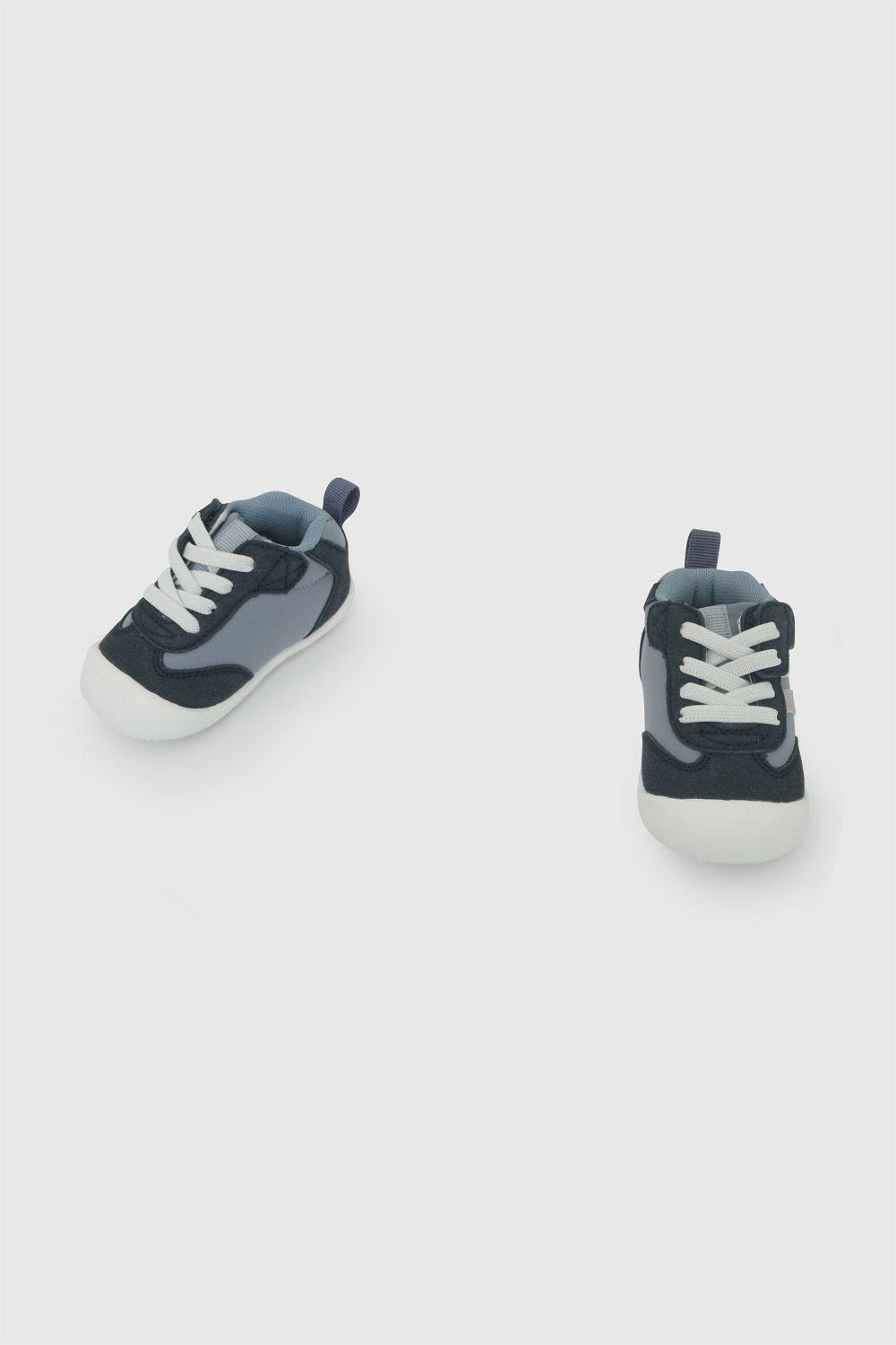 Zapatilla Velrcro Azul Niño 17-20 Colloky-3