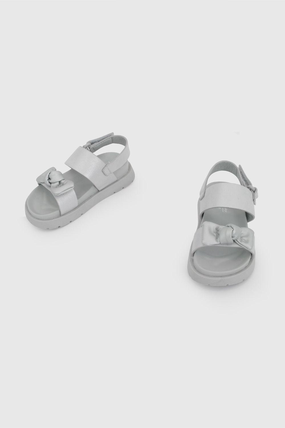 Sandalia de Vestir Metalizada Plateada 43100208V26-3