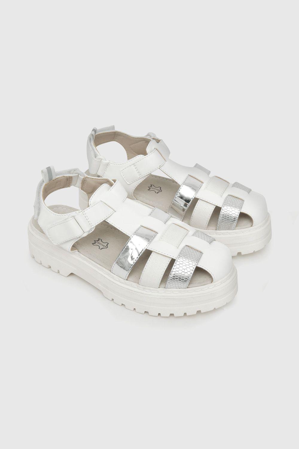 Sandalia Blanca de Niña-0
