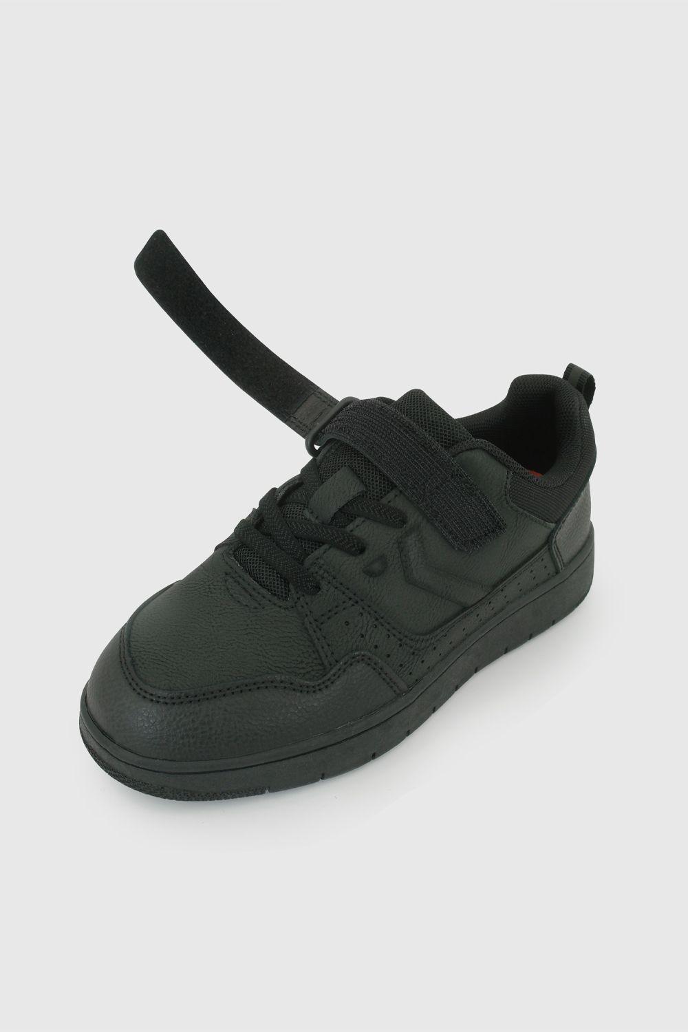 Zapatilla Escolar Negra 7258 Colloky-5