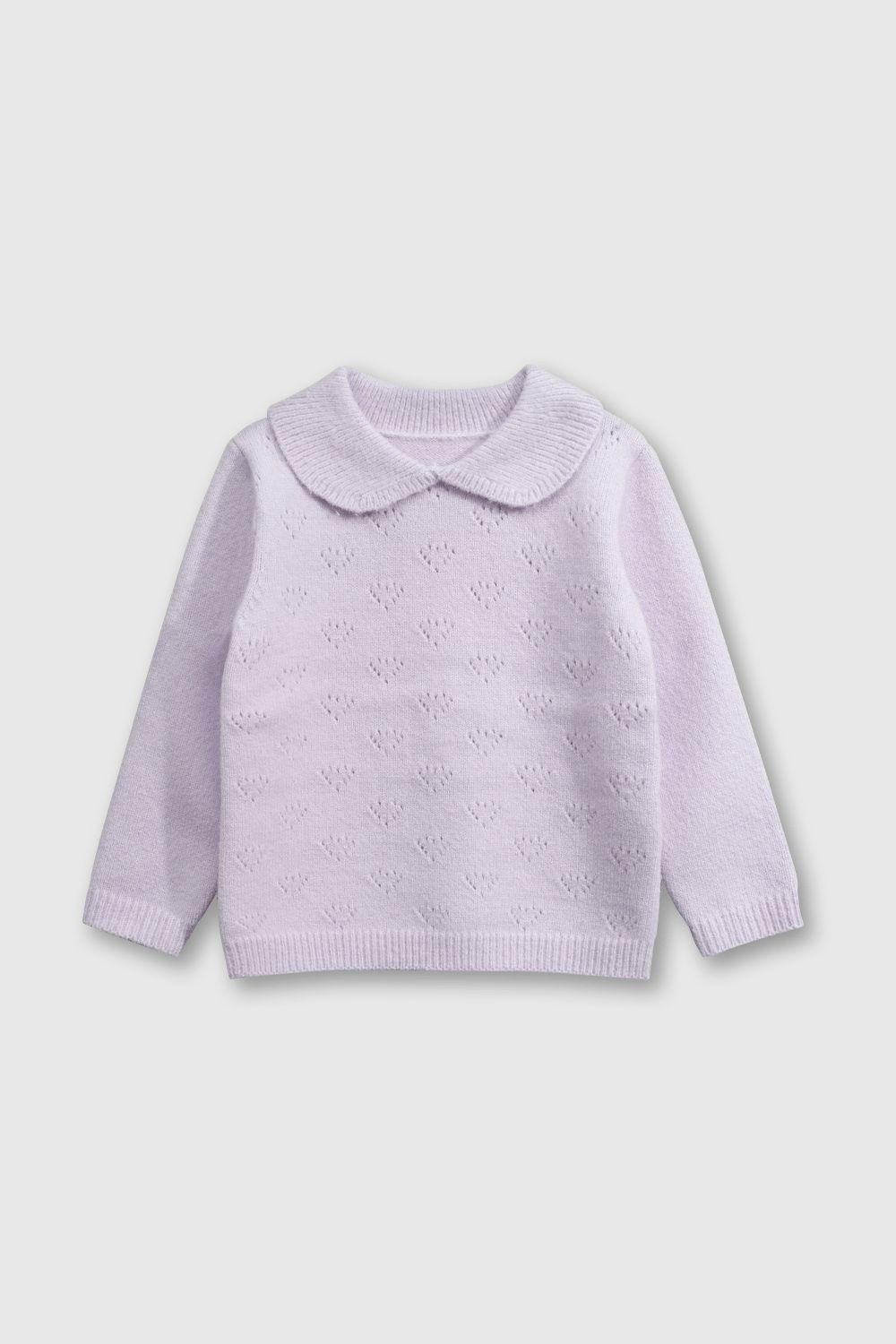 Sweater Morado de Niña-0