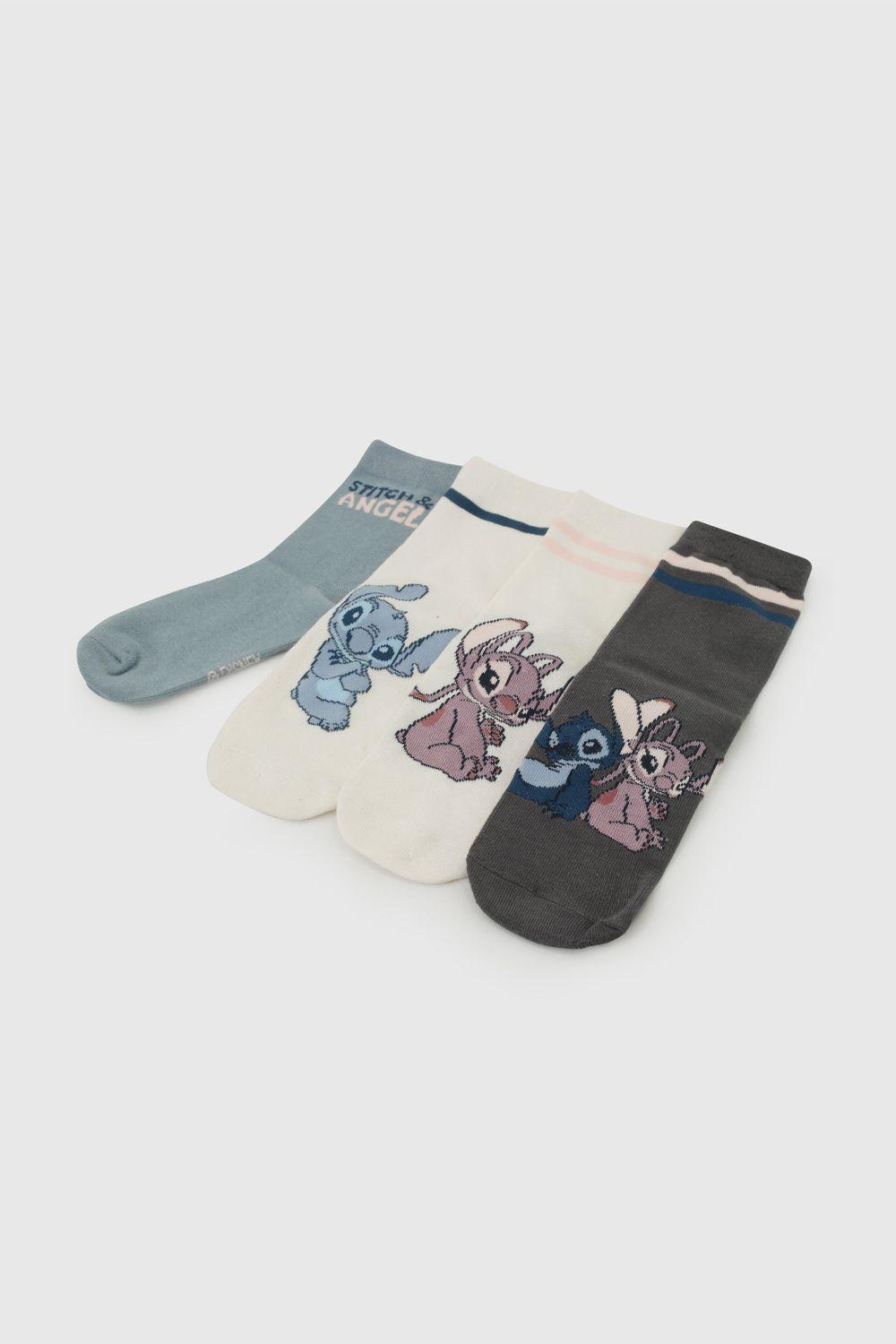 Calcetin 3/4 Niña Celeste 7443 Colloky-1