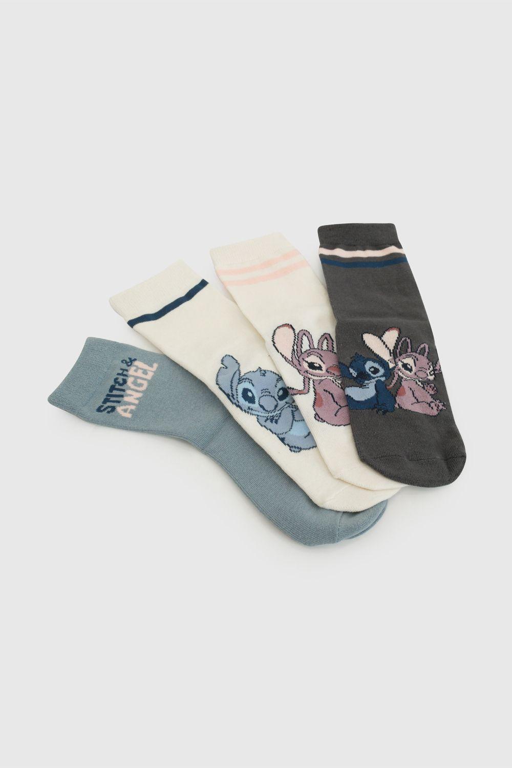 Calcetin 3/4 Niña Celeste 7443 Colloky-2