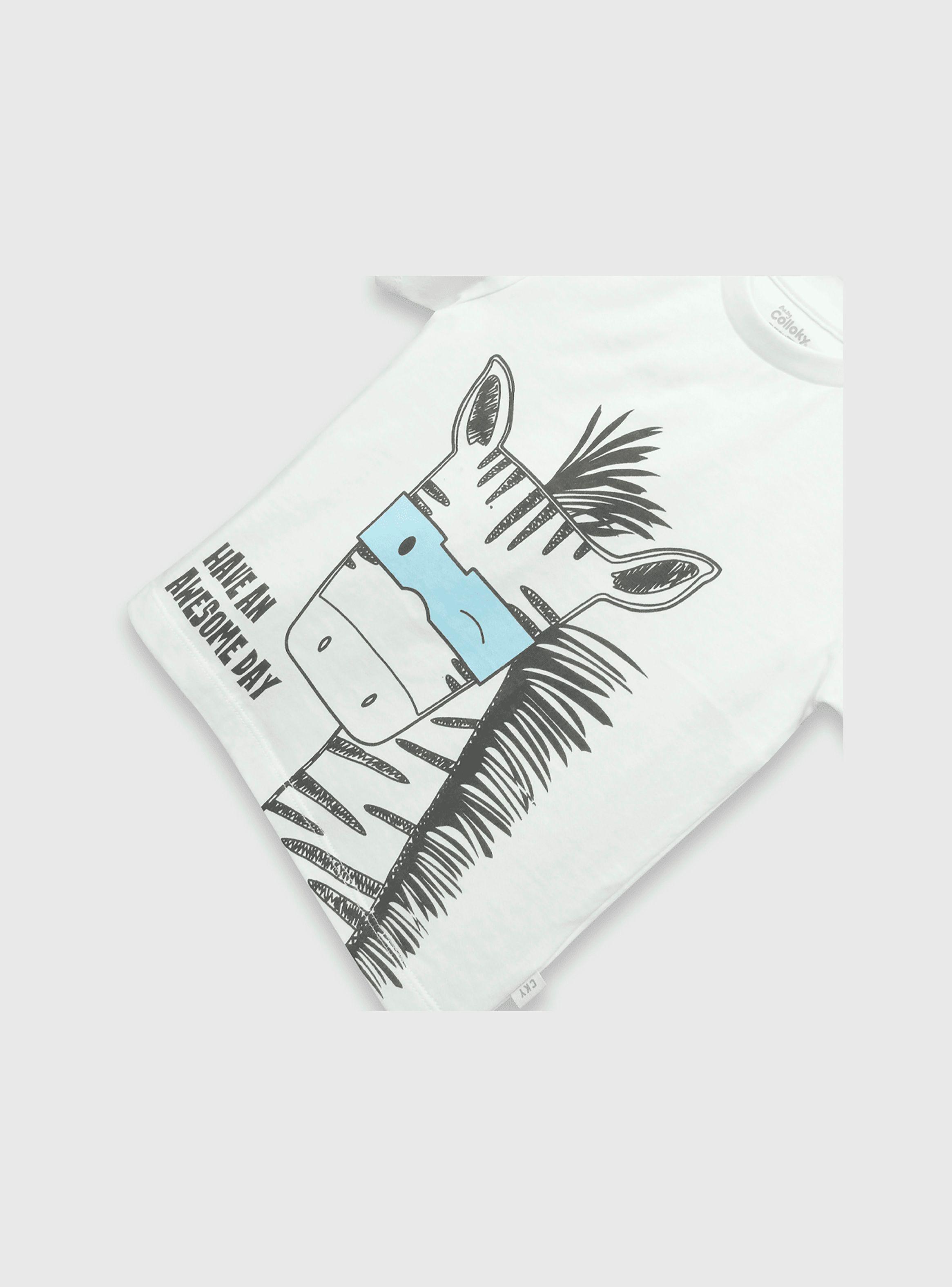 Polera Niño Blanco 55620 Colloky-2