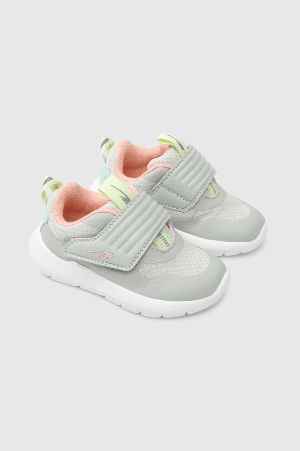 Zapatilla deportiva Gris de Niña (21 a 27)-0