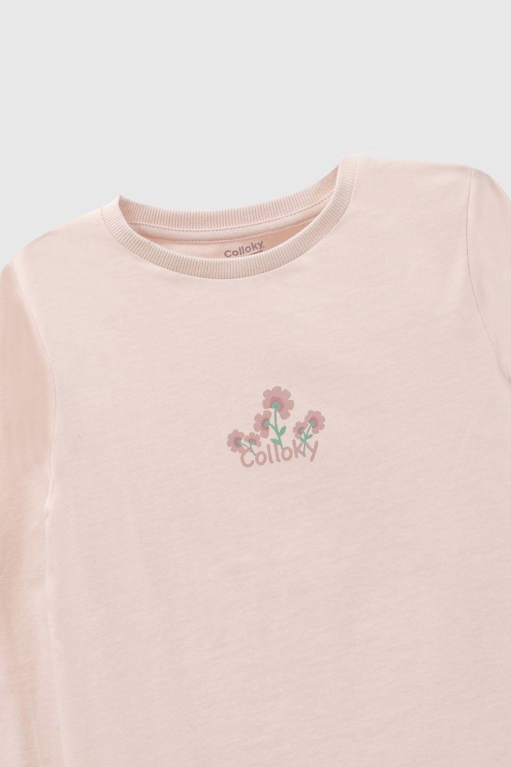 Polera Niña Gris 7764 Colloky-3