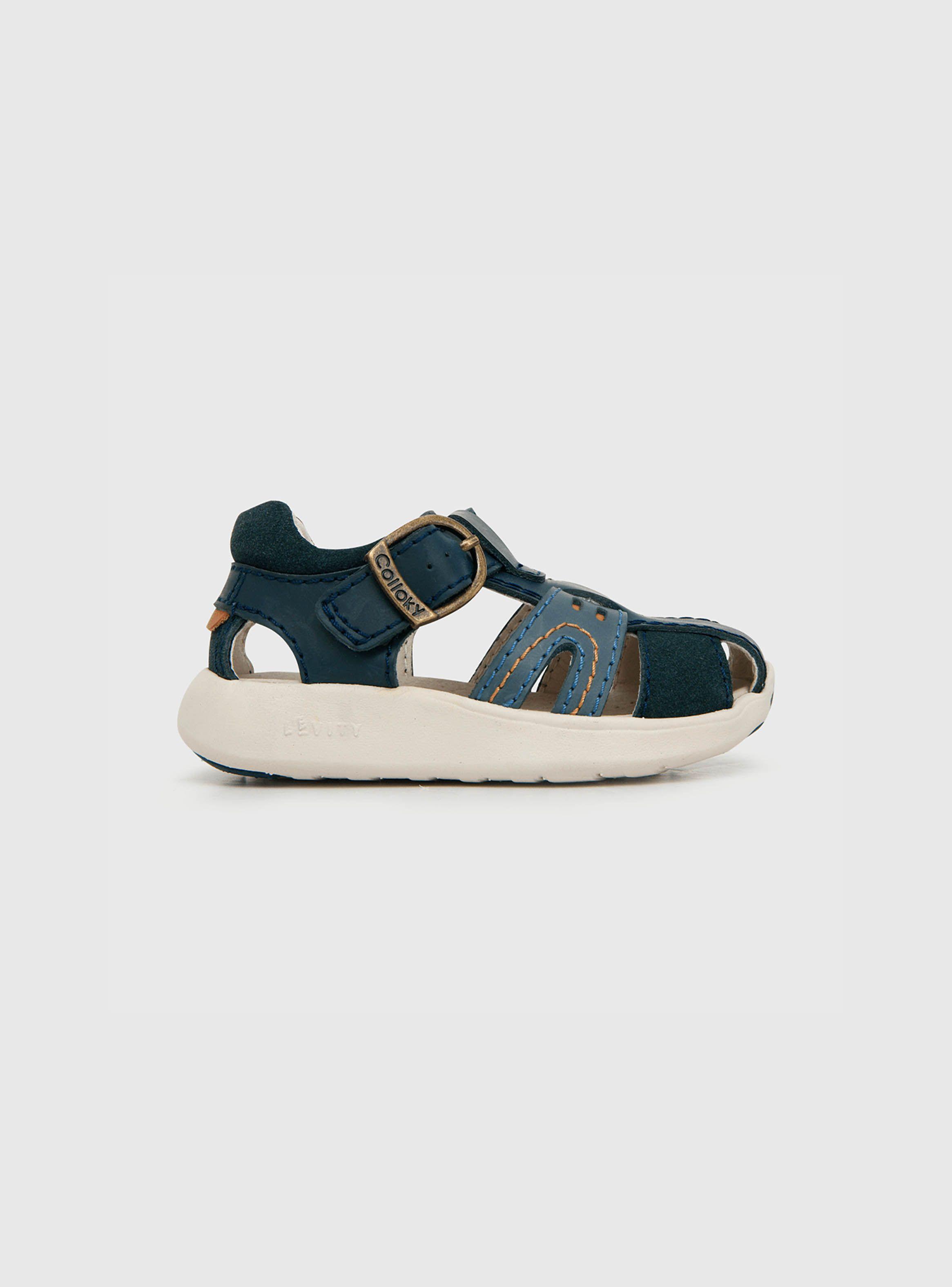 Sandalia De Niño Franciscana Azul (21 A 27) Colloky-1