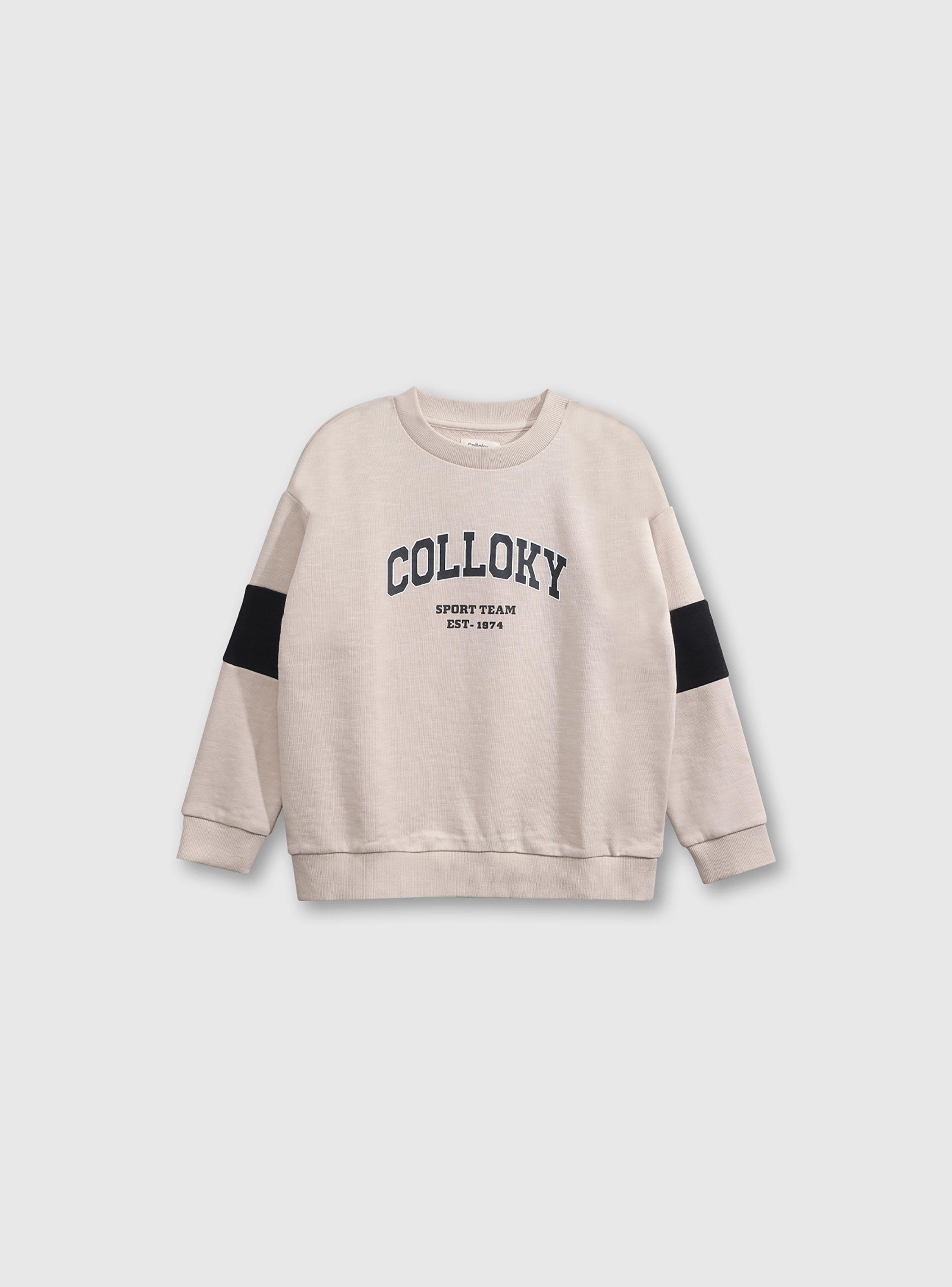 Polerón Niño Beige 54337 Colloky-0