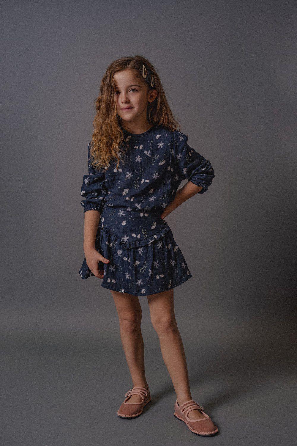 Blusa Celeste Niña 7384 Colloky-1