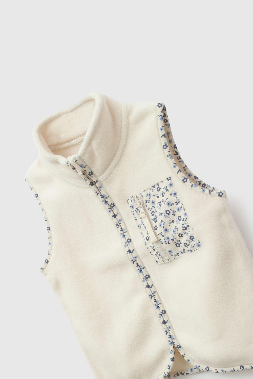 Polar Sin Mangas Crema Niña 6-9M a 4-5A Colloky-3